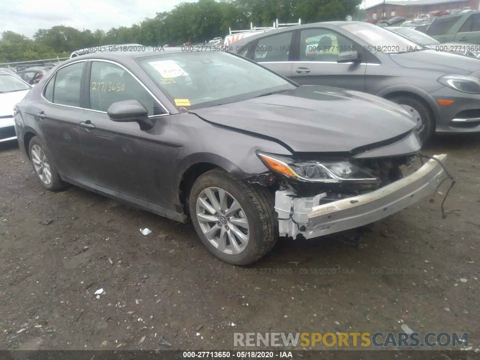 1 Photograph of a damaged car 4T1B11HK6KU186636 TOYOTA CAMRY 2019