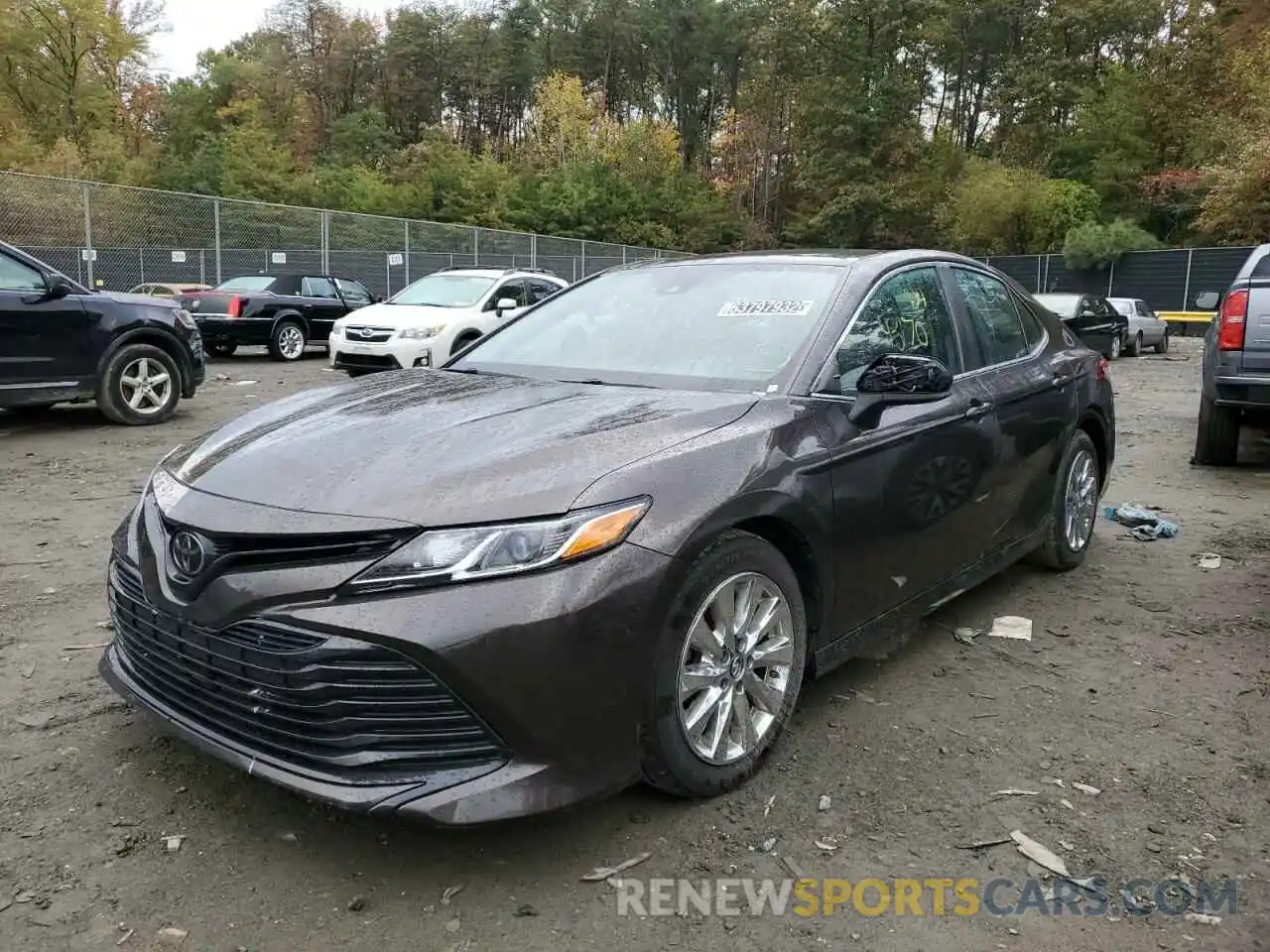 2 Photograph of a damaged car 4T1B11HK6KU186832 TOYOTA CAMRY 2019