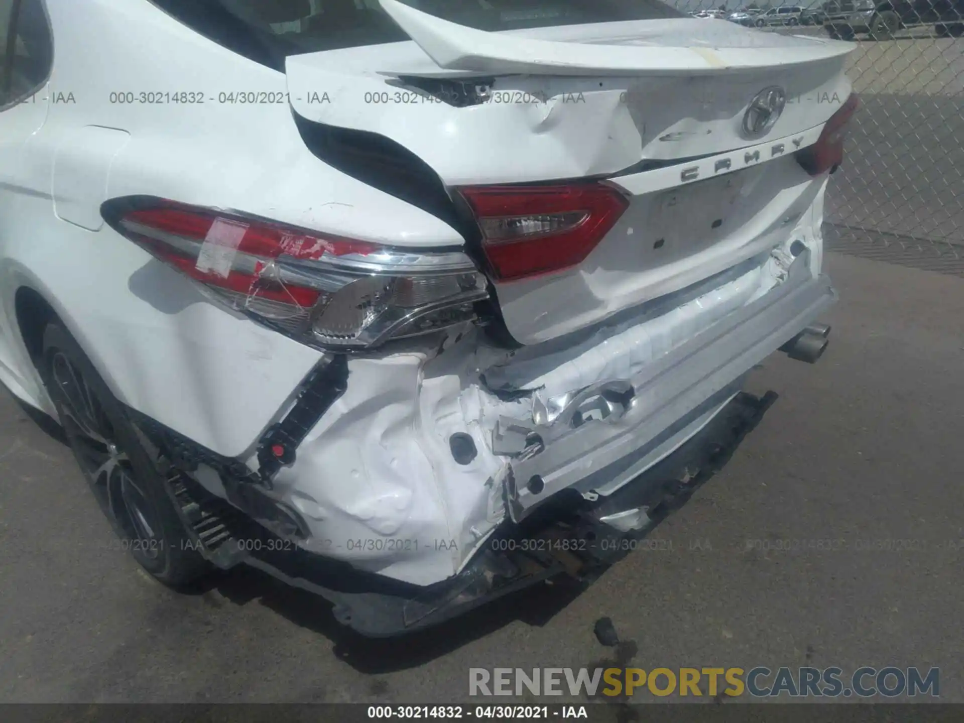 6 Photograph of a damaged car 4T1B11HK6KU187057 TOYOTA CAMRY 2019