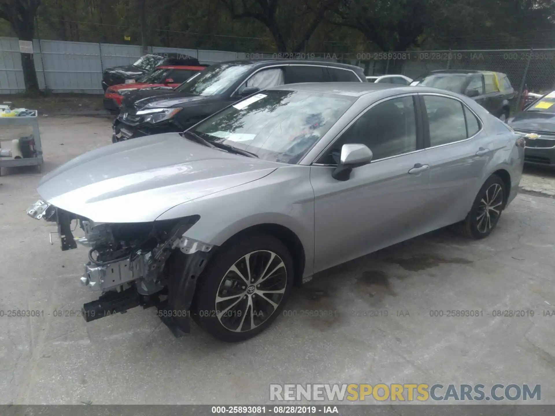 2 Photograph of a damaged car 4T1B11HK6KU187284 TOYOTA CAMRY 2019