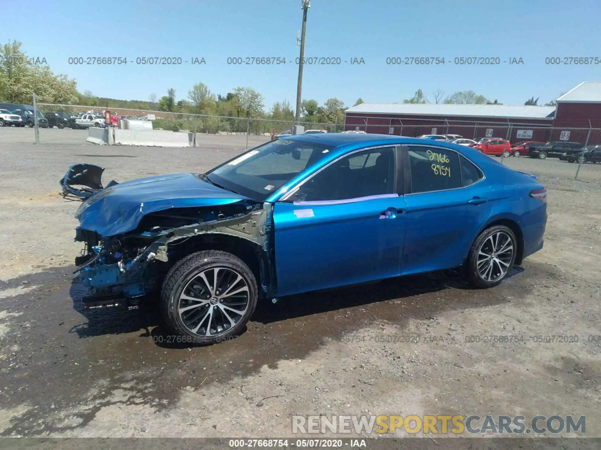 2 Photograph of a damaged car 4T1B11HK6KU188807 TOYOTA CAMRY 2019