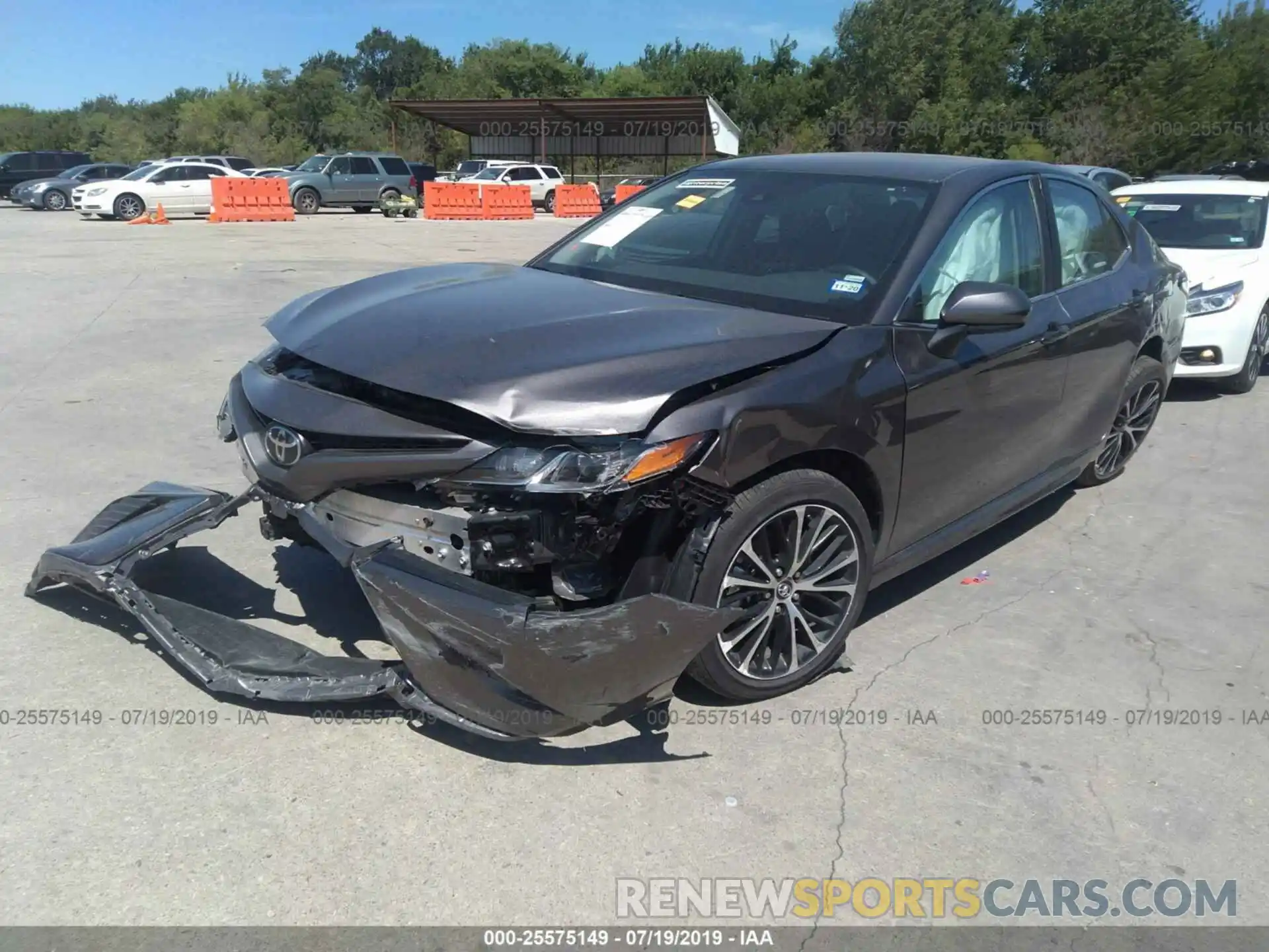 2 Photograph of a damaged car 4T1B11HK6KU188810 TOYOTA CAMRY 2019