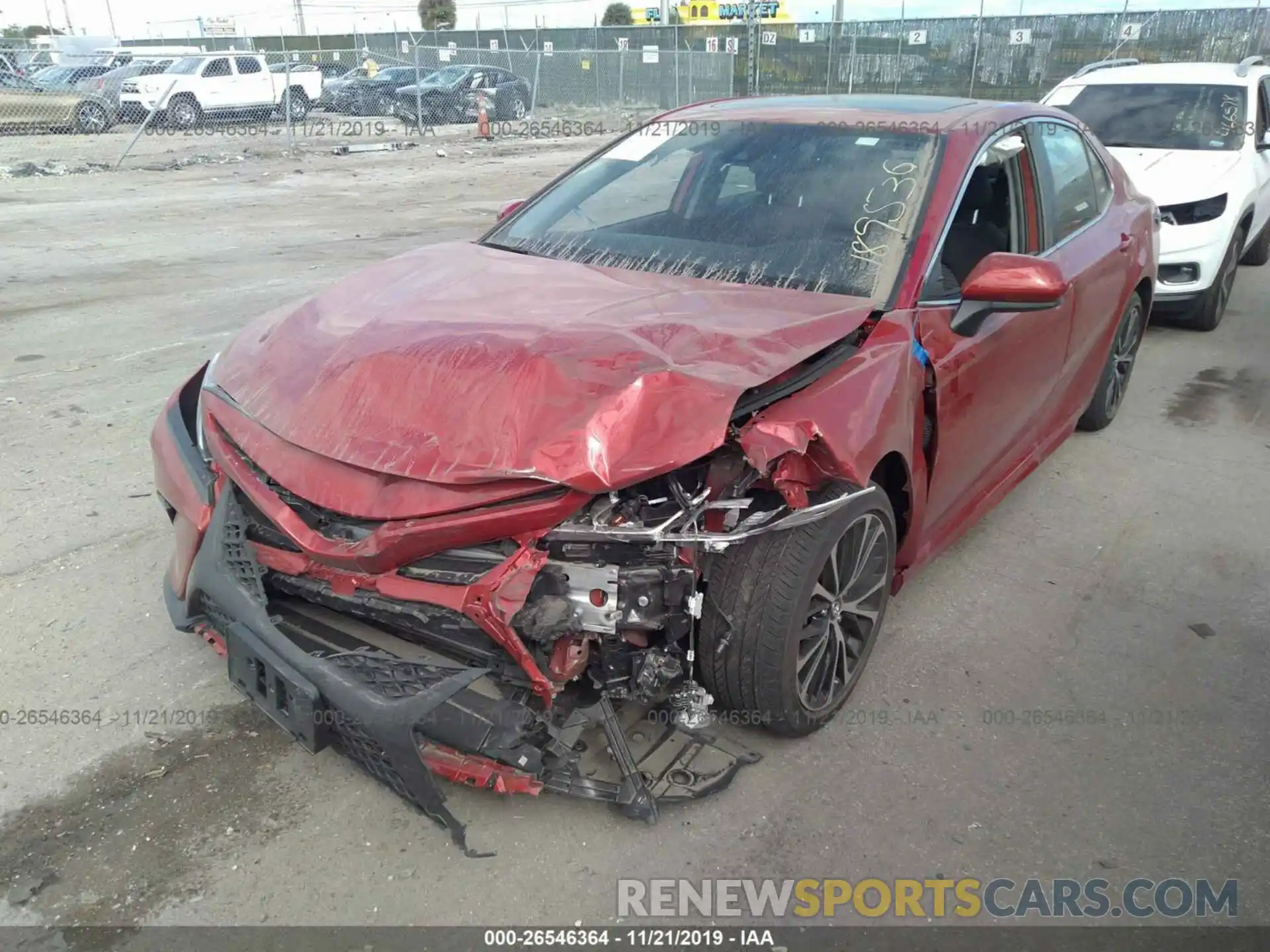 2 Photograph of a damaged car 4T1B11HK6KU189536 TOYOTA CAMRY 2019