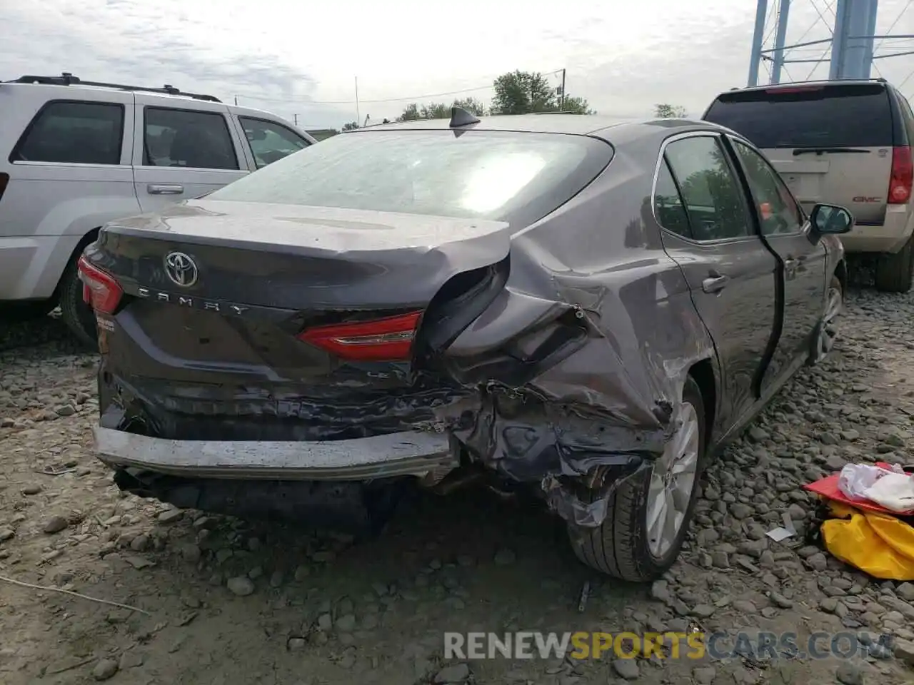 4 Photograph of a damaged car 4T1B11HK6KU190329 TOYOTA CAMRY 2019