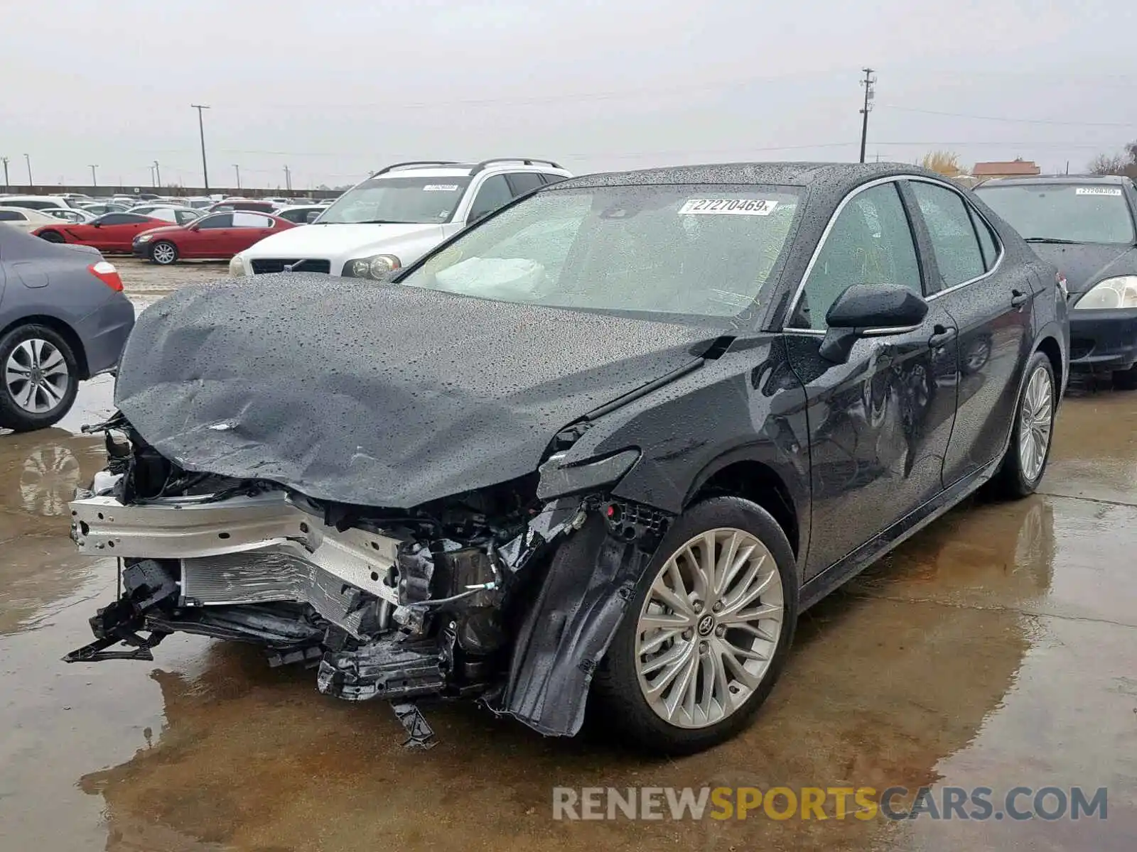 2 Photograph of a damaged car 4T1B11HK6KU191030 TOYOTA CAMRY 2019