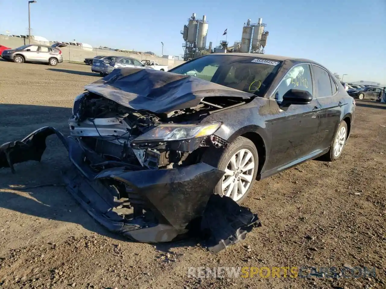 2 Photograph of a damaged car 4T1B11HK6KU194994 TOYOTA CAMRY 2019