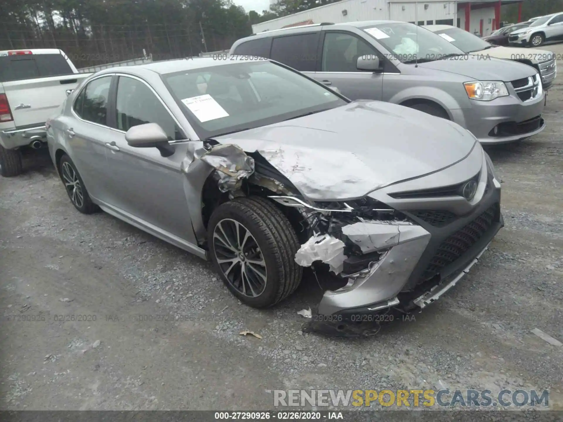 1 Photograph of a damaged car 4T1B11HK6KU195112 TOYOTA CAMRY 2019