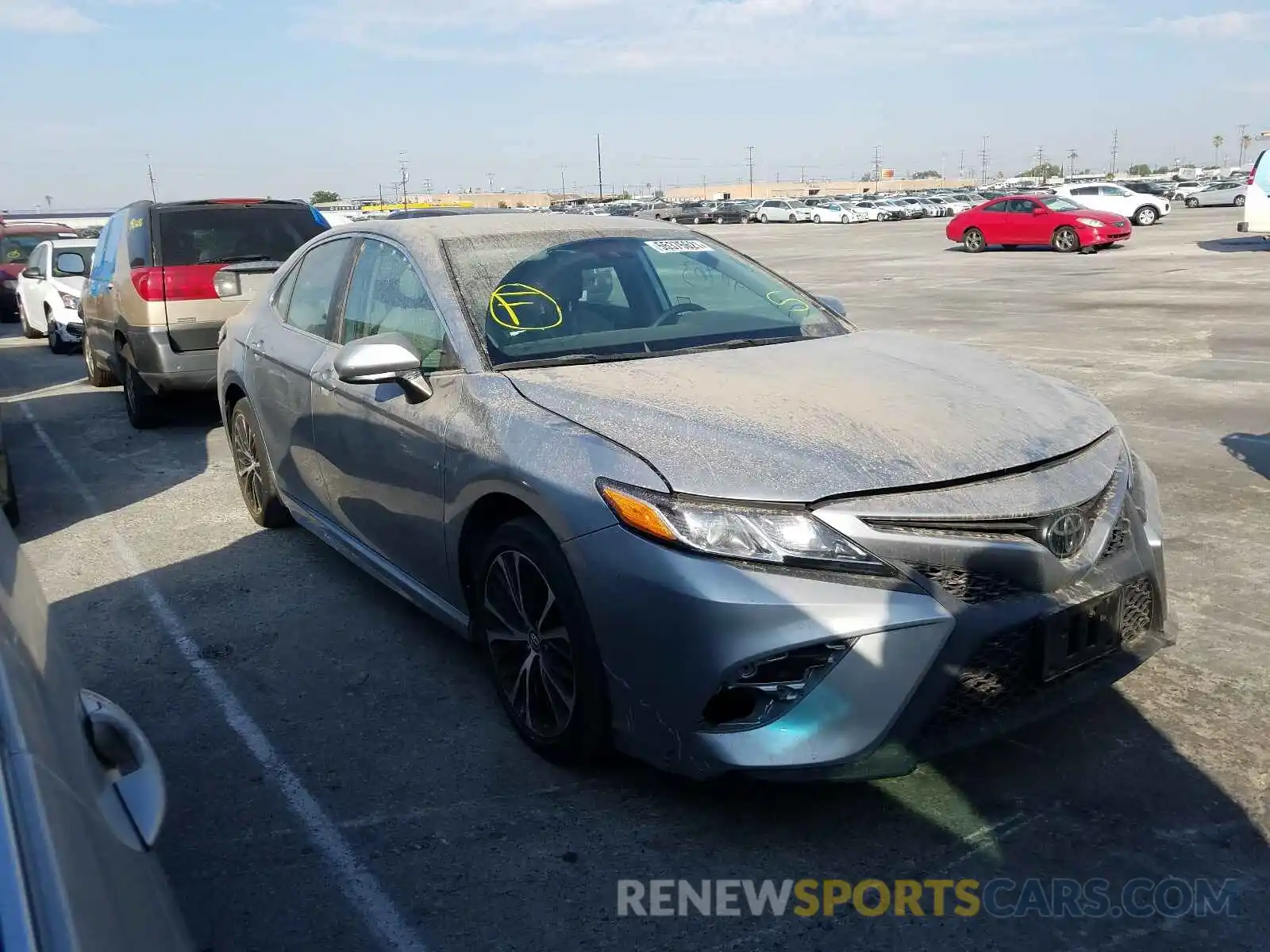 1 Photograph of a damaged car 4T1B11HK6KU195420 TOYOTA CAMRY 2019