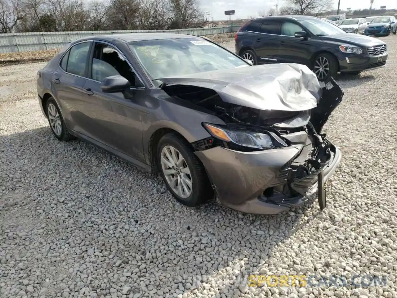 1 Photograph of a damaged car 4T1B11HK6KU196132 TOYOTA CAMRY 2019