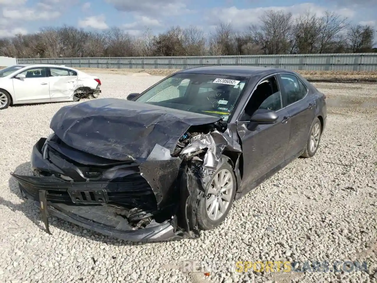 2 Photograph of a damaged car 4T1B11HK6KU196132 TOYOTA CAMRY 2019