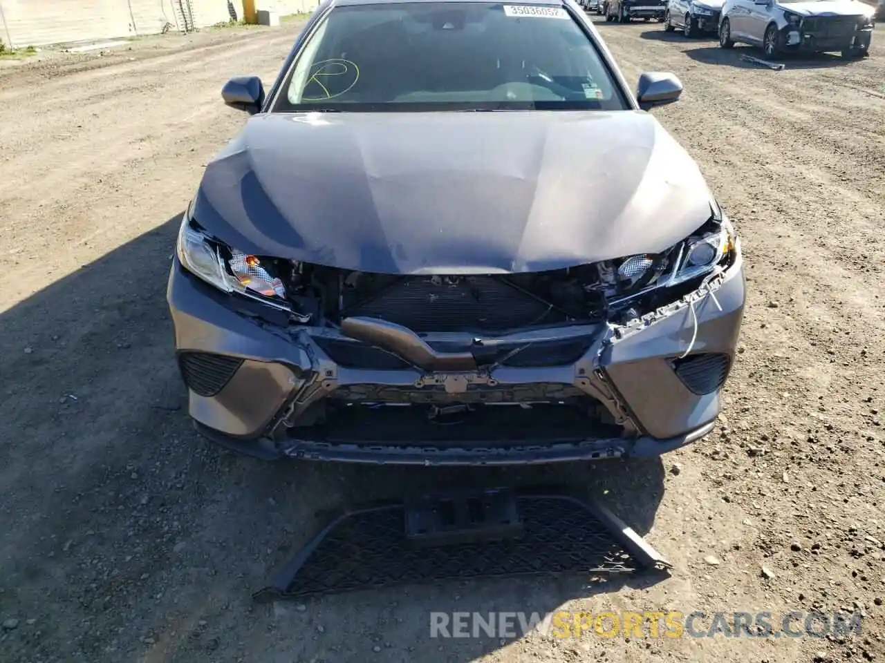 9 Photograph of a damaged car 4T1B11HK6KU196924 TOYOTA CAMRY 2019