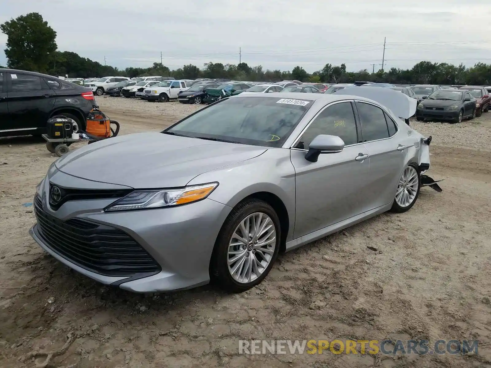 2 Photograph of a damaged car 4T1B11HK6KU197393 TOYOTA CAMRY 2019