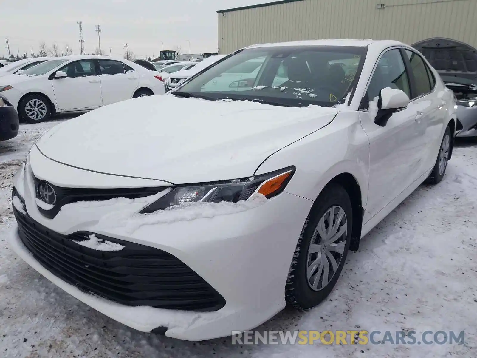 2 Photograph of a damaged car 4T1B11HK6KU198155 TOYOTA CAMRY 2019