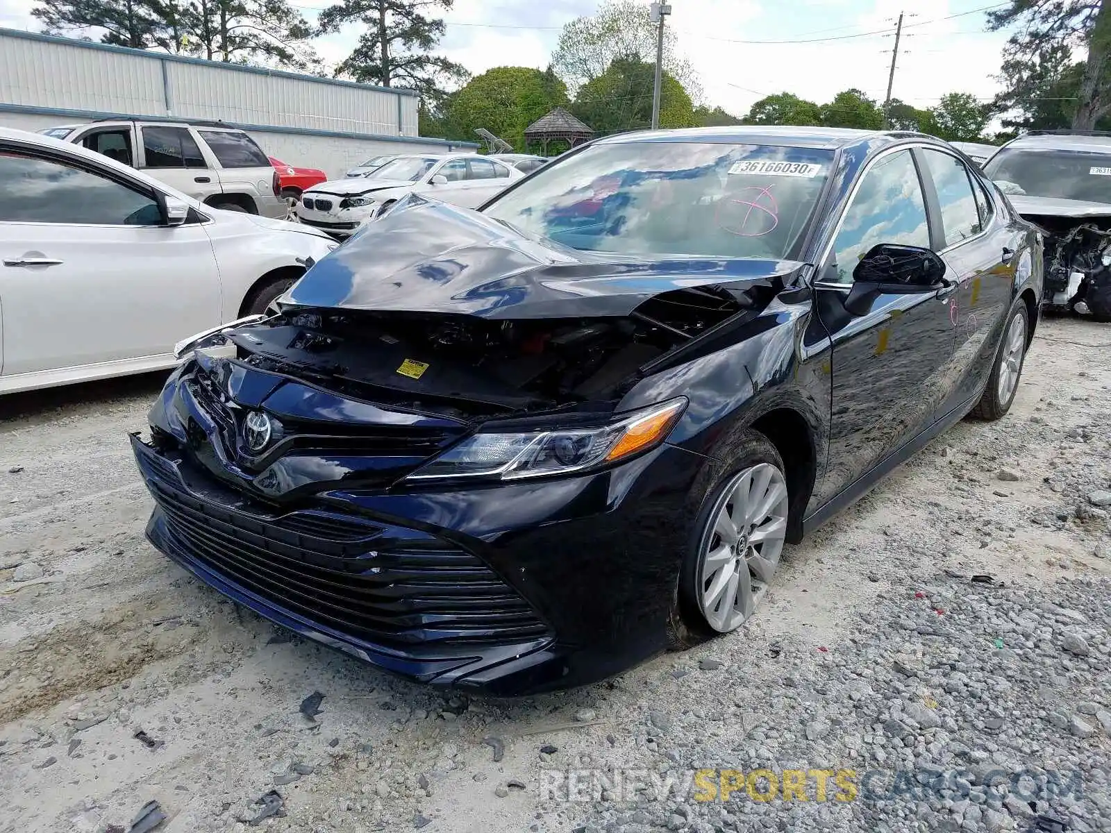 2 Photograph of a damaged car 4T1B11HK6KU198740 TOYOTA CAMRY 2019