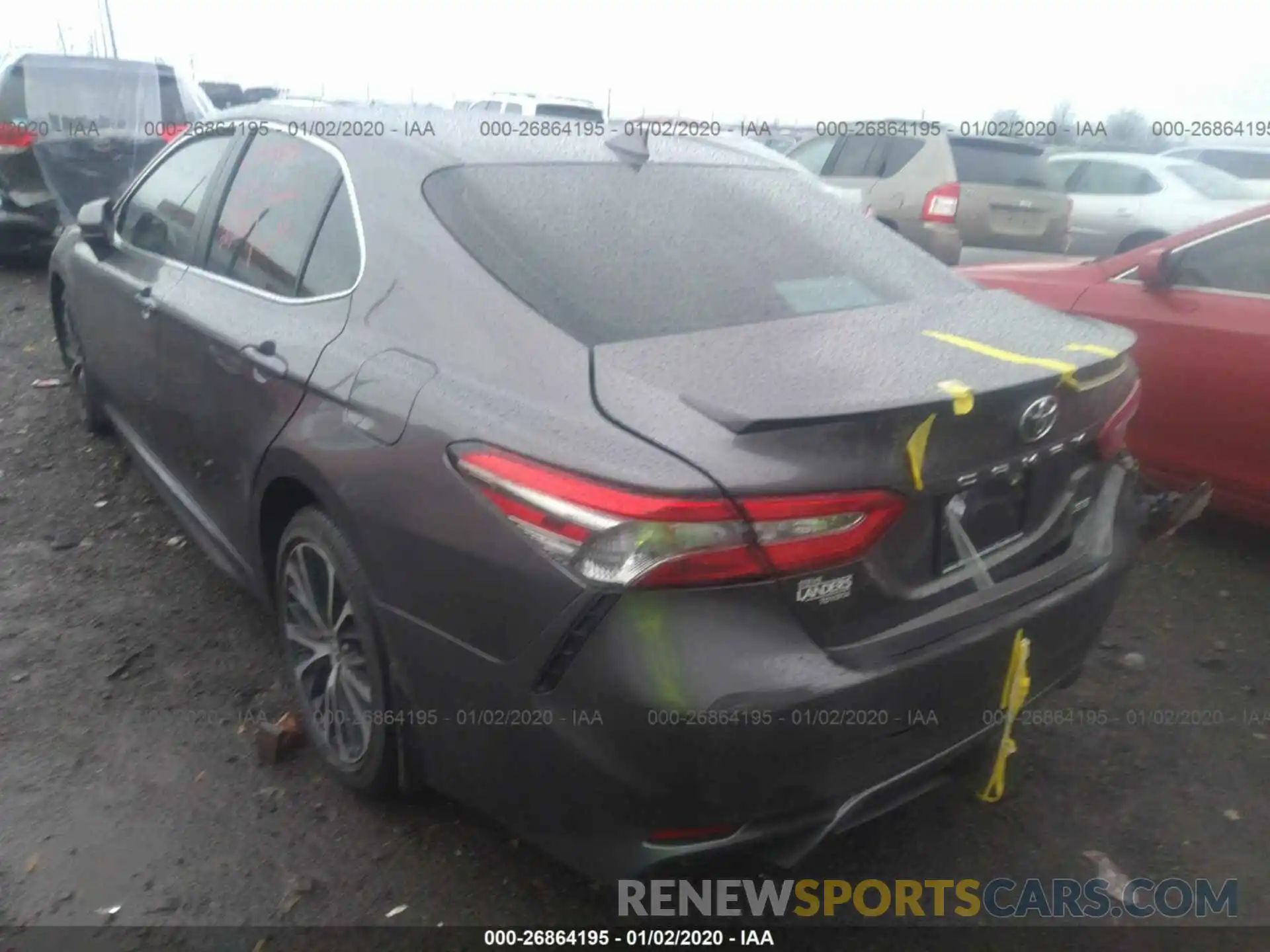 3 Photograph of a damaged car 4T1B11HK6KU201054 TOYOTA CAMRY 2019