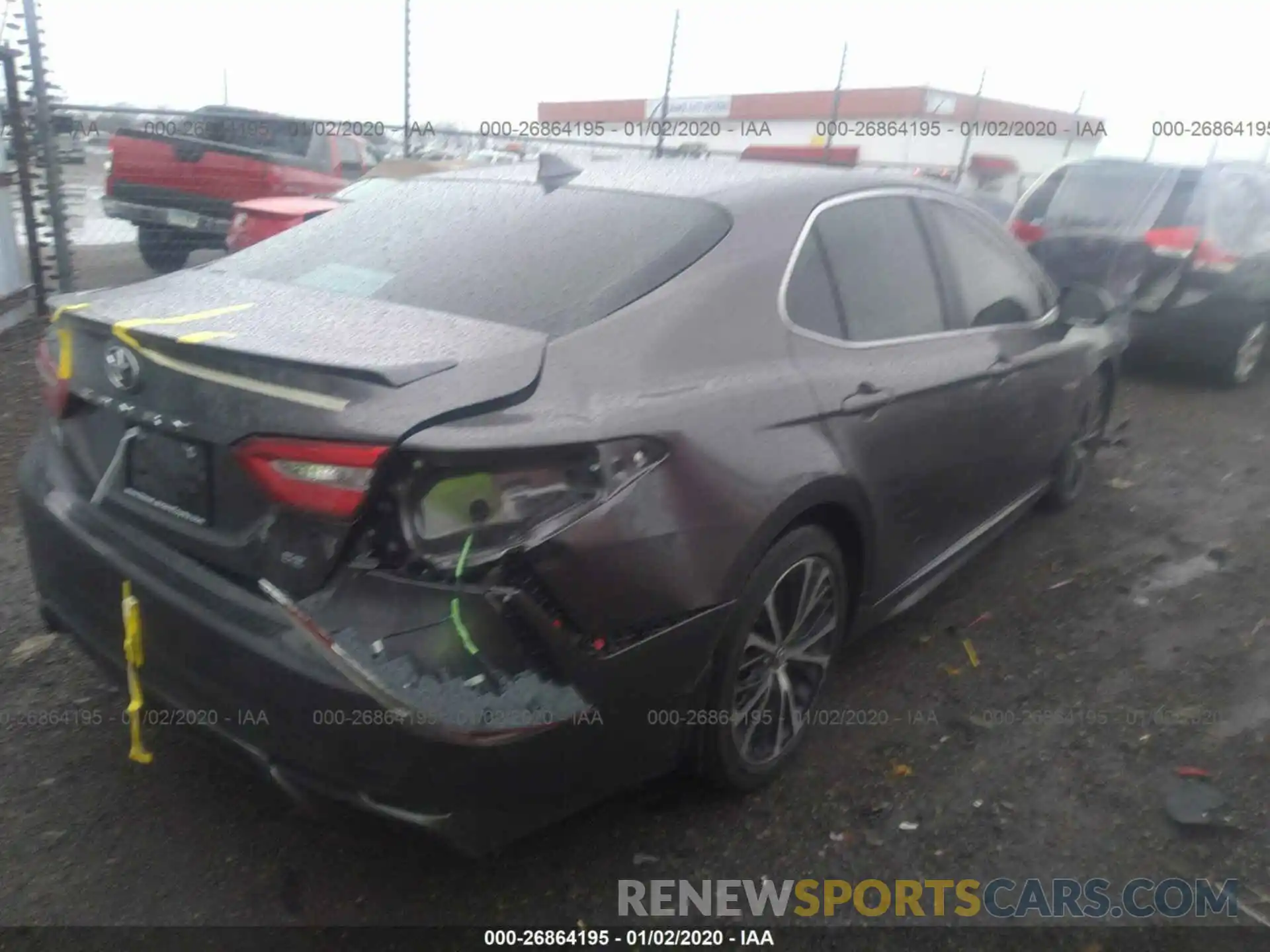 4 Photograph of a damaged car 4T1B11HK6KU201054 TOYOTA CAMRY 2019