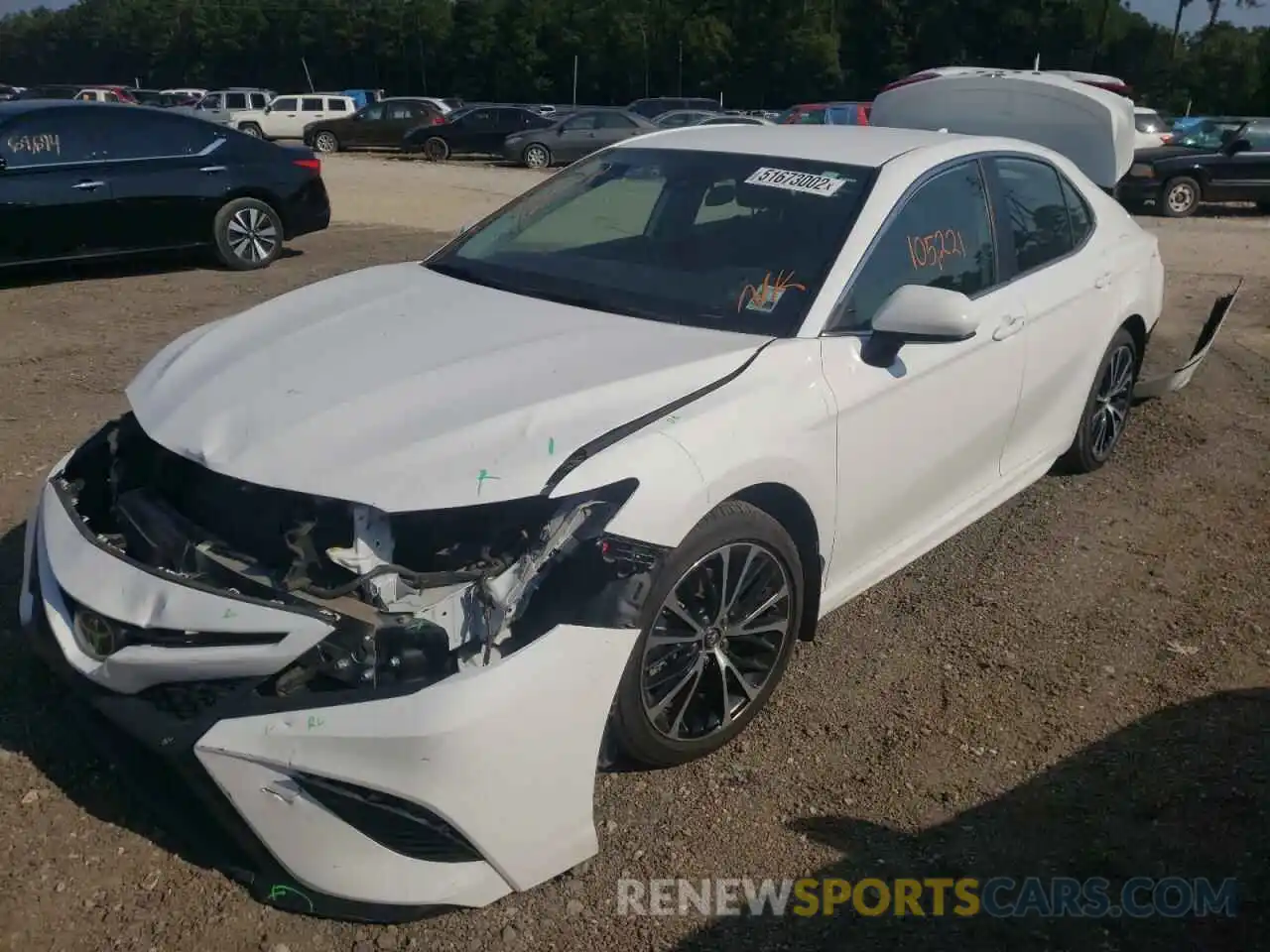 2 Photograph of a damaged car 4T1B11HK6KU201135 TOYOTA CAMRY 2019