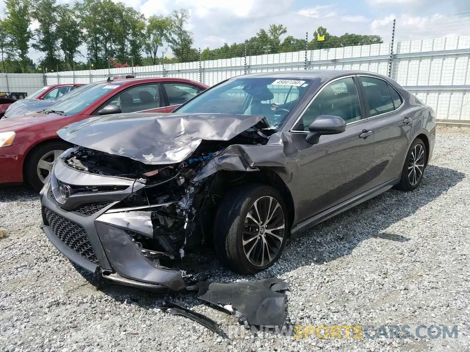 2 Photograph of a damaged car 4T1B11HK6KU201541 TOYOTA CAMRY 2019