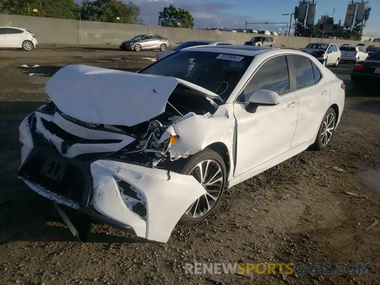 2 Photograph of a damaged car 4T1B11HK6KU201863 TOYOTA CAMRY 2019