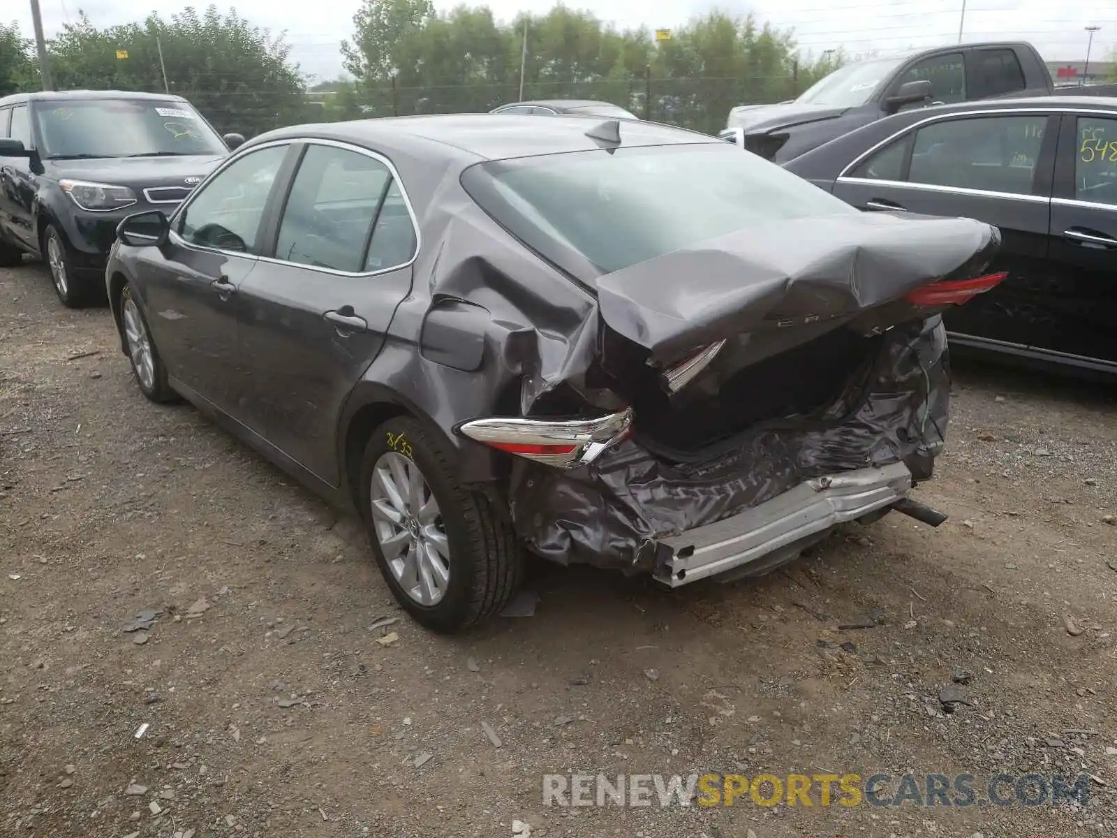 3 Photograph of a damaged car 4T1B11HK6KU201930 TOYOTA CAMRY 2019