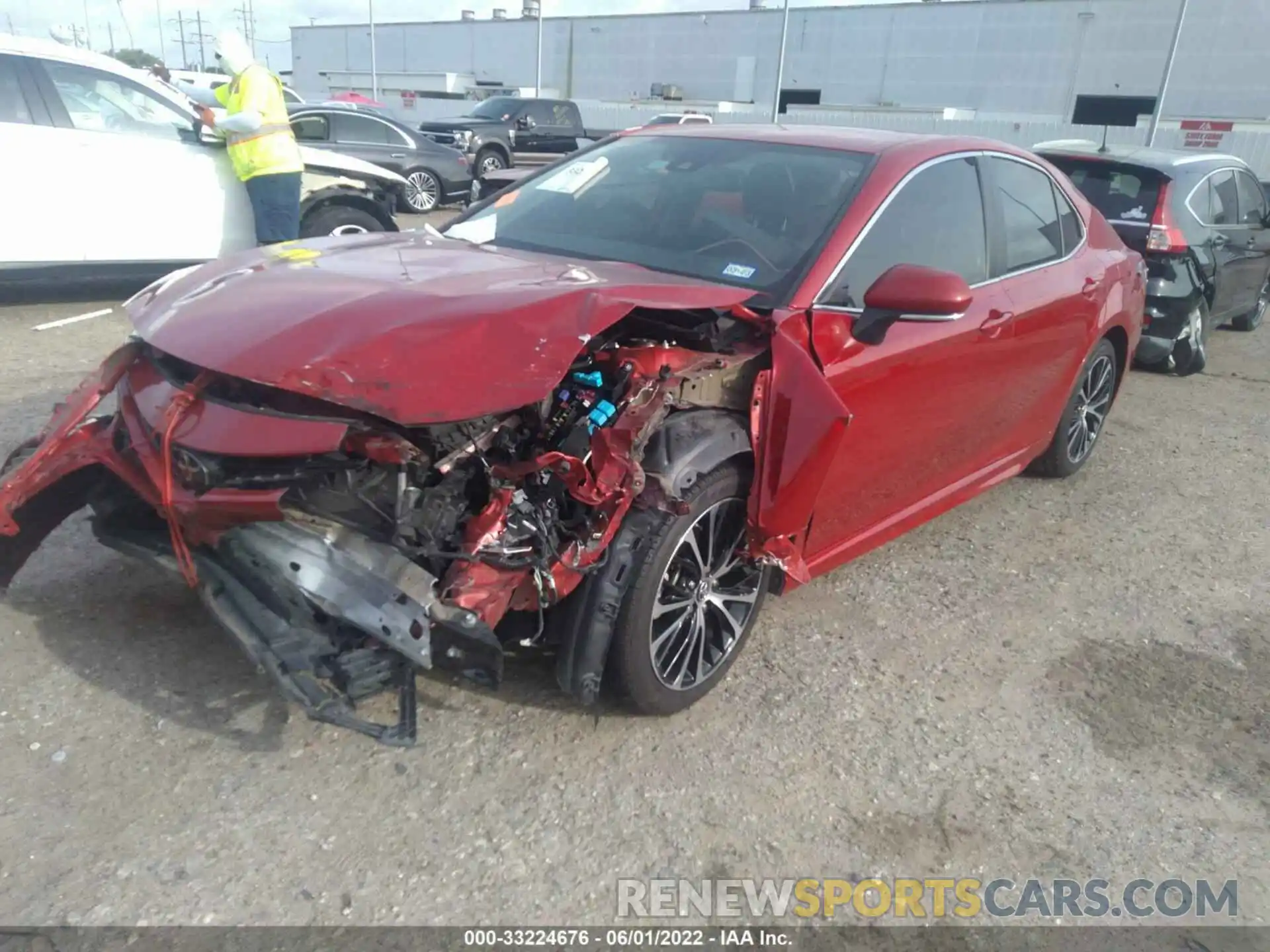 2 Photograph of a damaged car 4T1B11HK6KU202298 TOYOTA CAMRY 2019