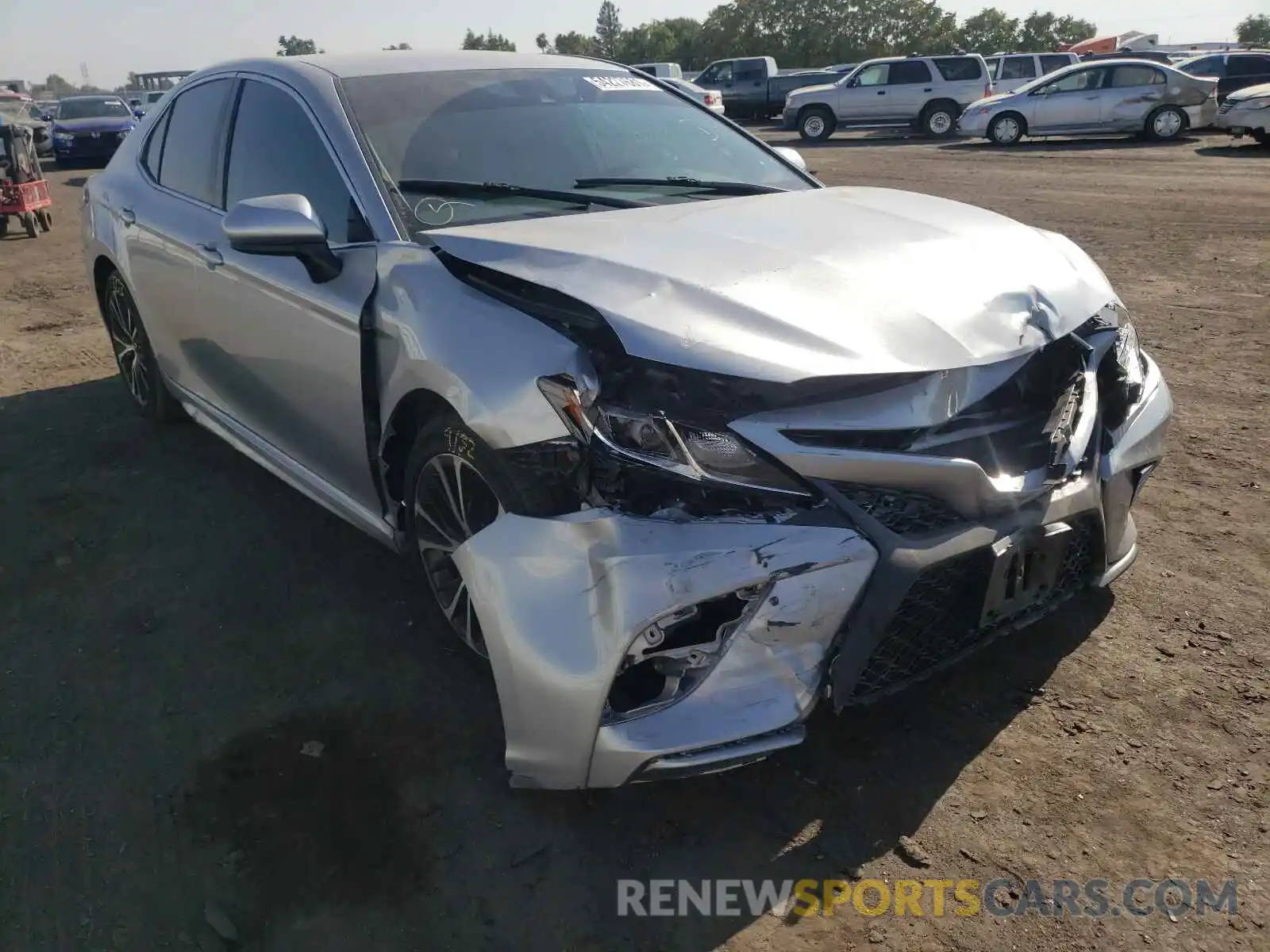 1 Photograph of a damaged car 4T1B11HK6KU202348 TOYOTA CAMRY 2019