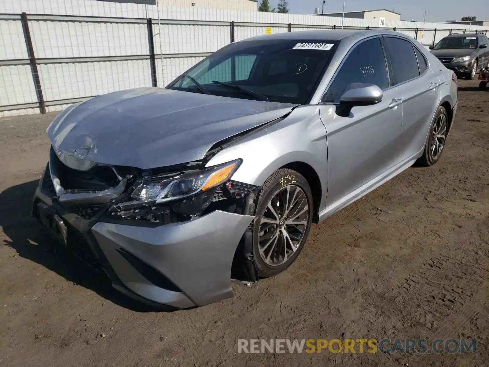 2 Photograph of a damaged car 4T1B11HK6KU202348 TOYOTA CAMRY 2019