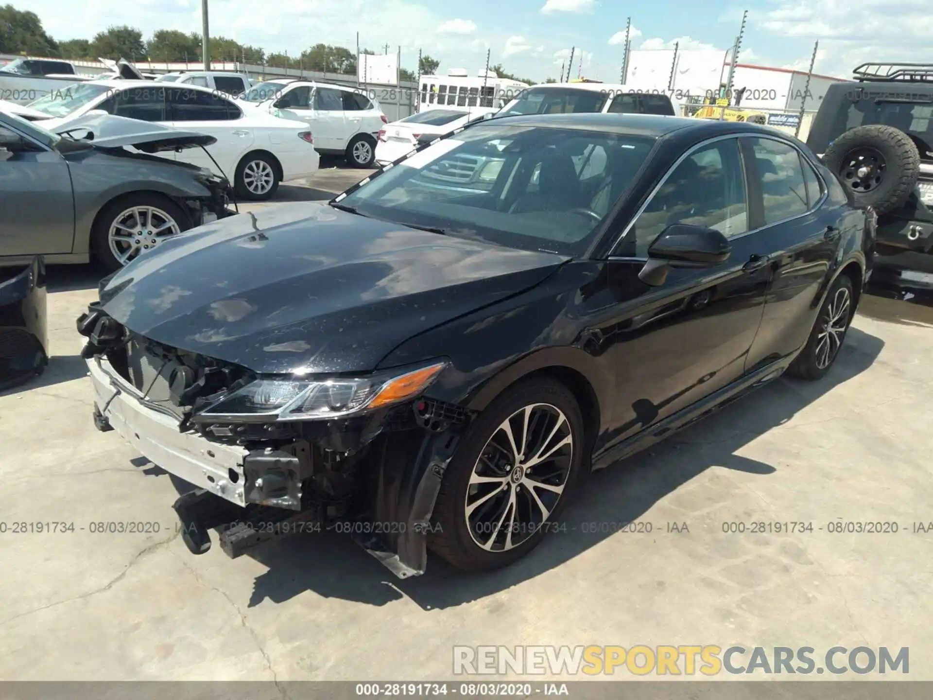 2 Photograph of a damaged car 4T1B11HK6KU204505 TOYOTA CAMRY 2019