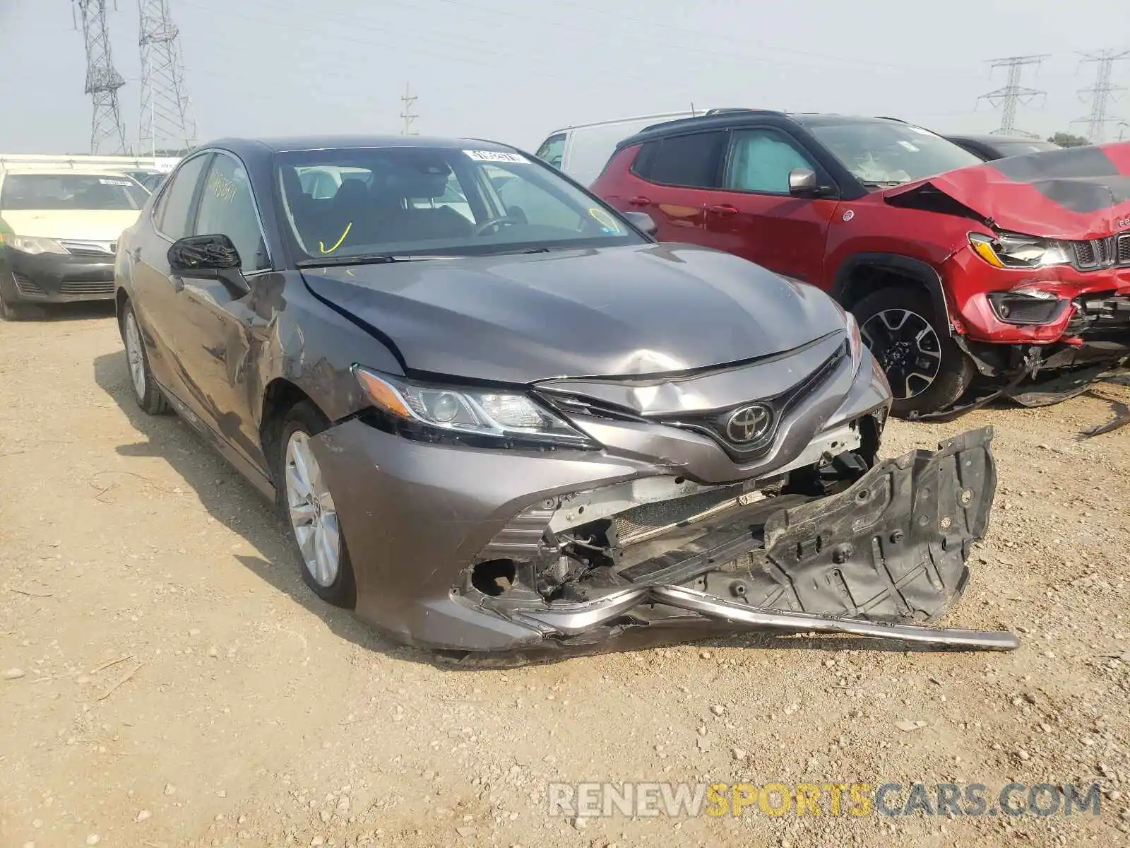 1 Photograph of a damaged car 4T1B11HK6KU204715 TOYOTA CAMRY 2019