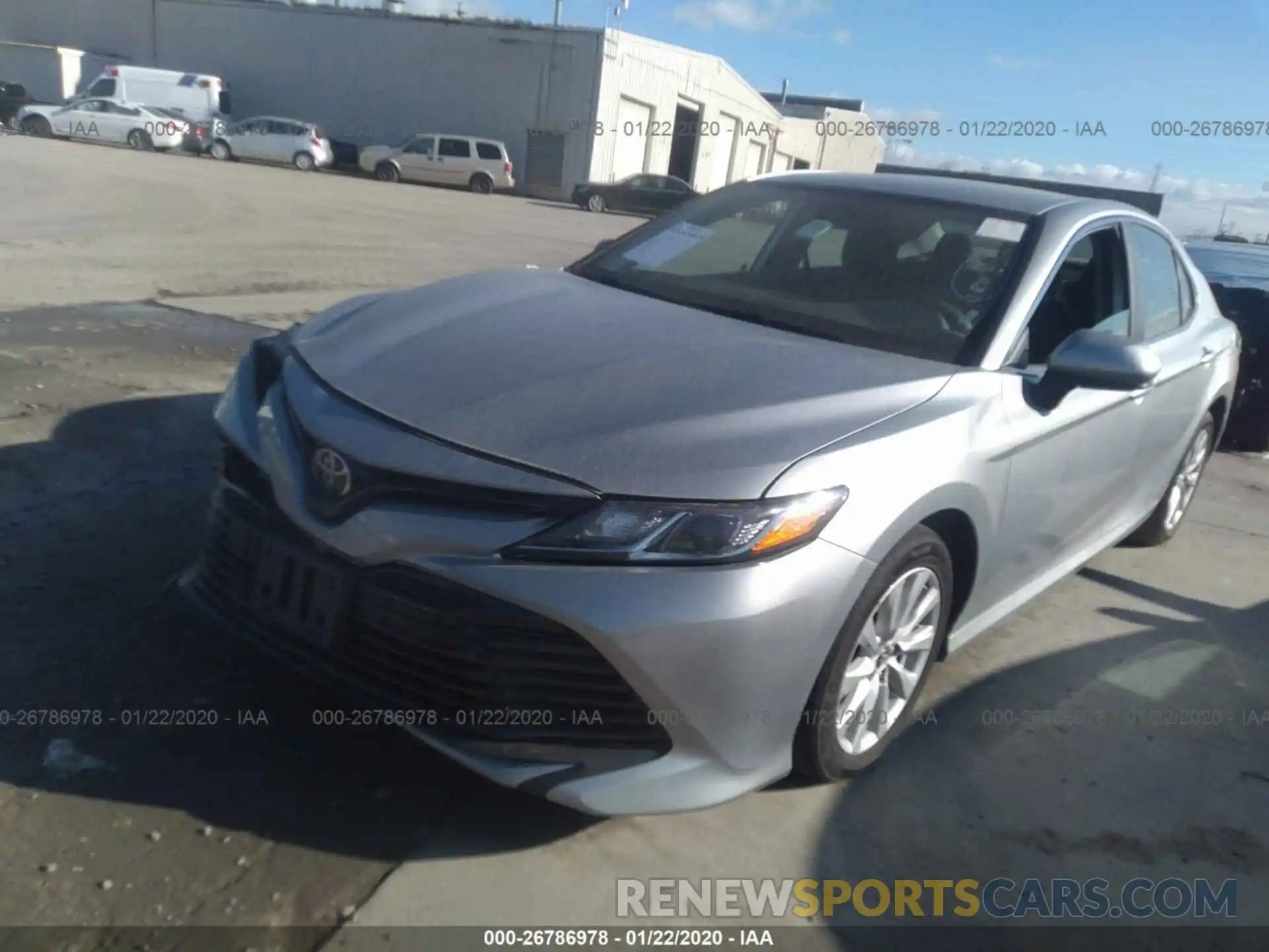 2 Photograph of a damaged car 4T1B11HK6KU206318 TOYOTA CAMRY 2019