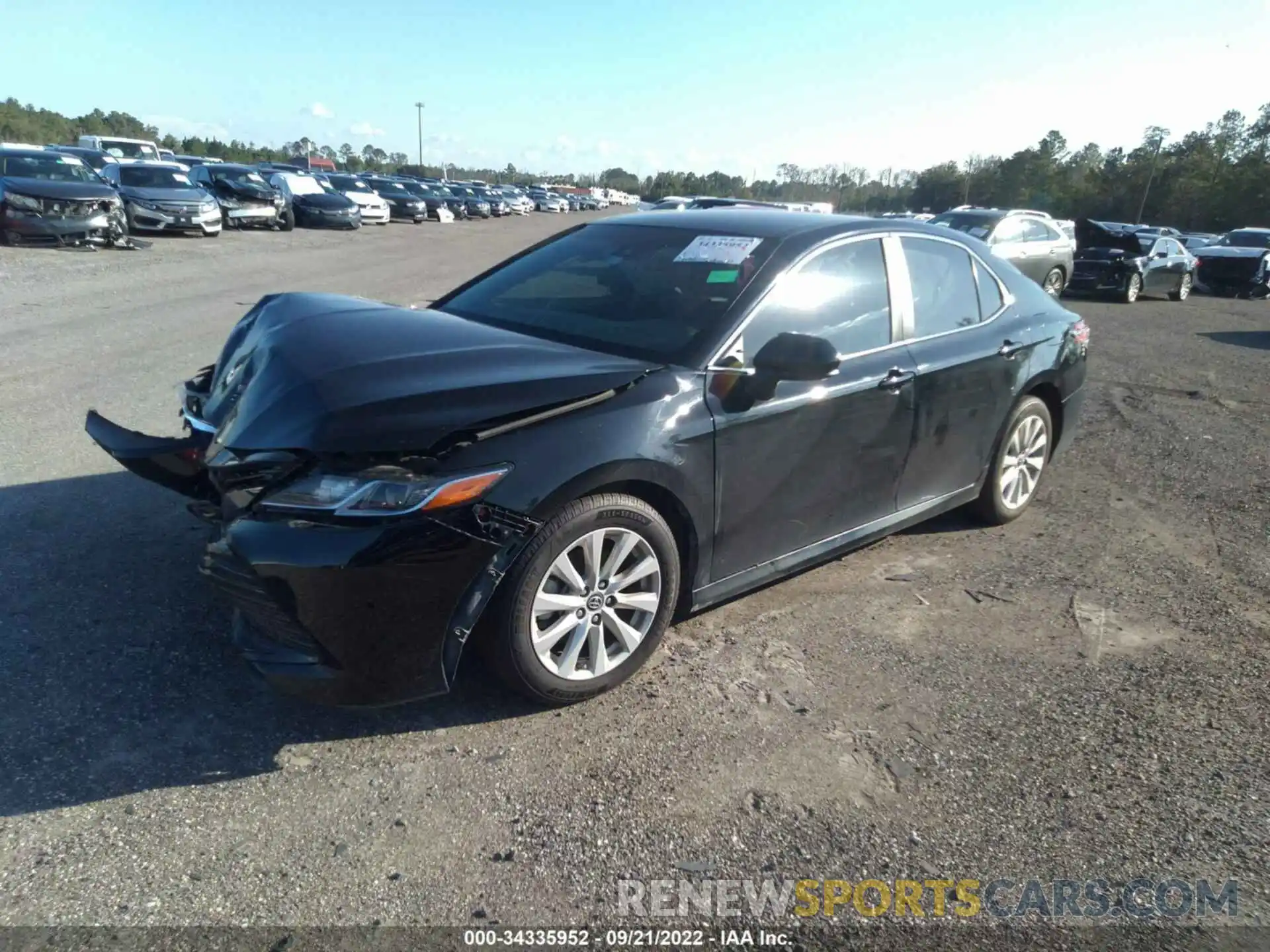 2 Photograph of a damaged car 4T1B11HK6KU207114 TOYOTA CAMRY 2019