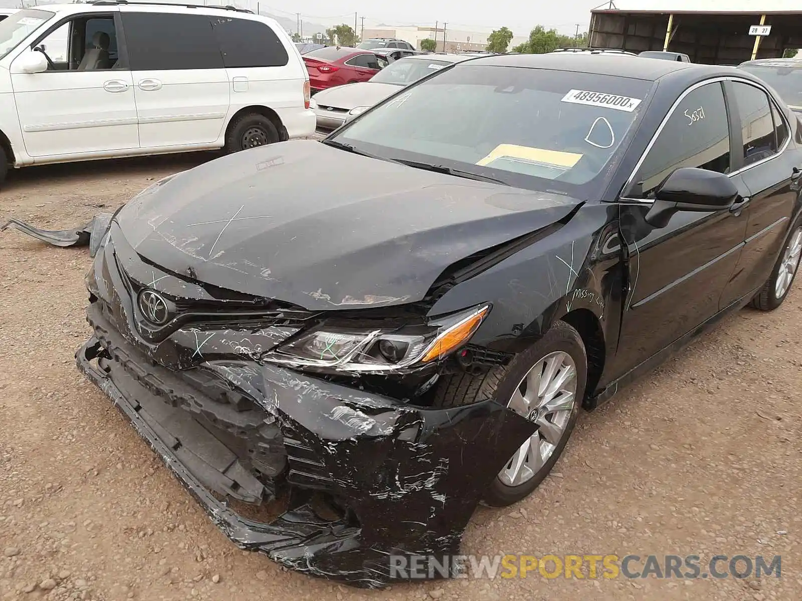 9 Photograph of a damaged car 4T1B11HK6KU208103 TOYOTA CAMRY 2019