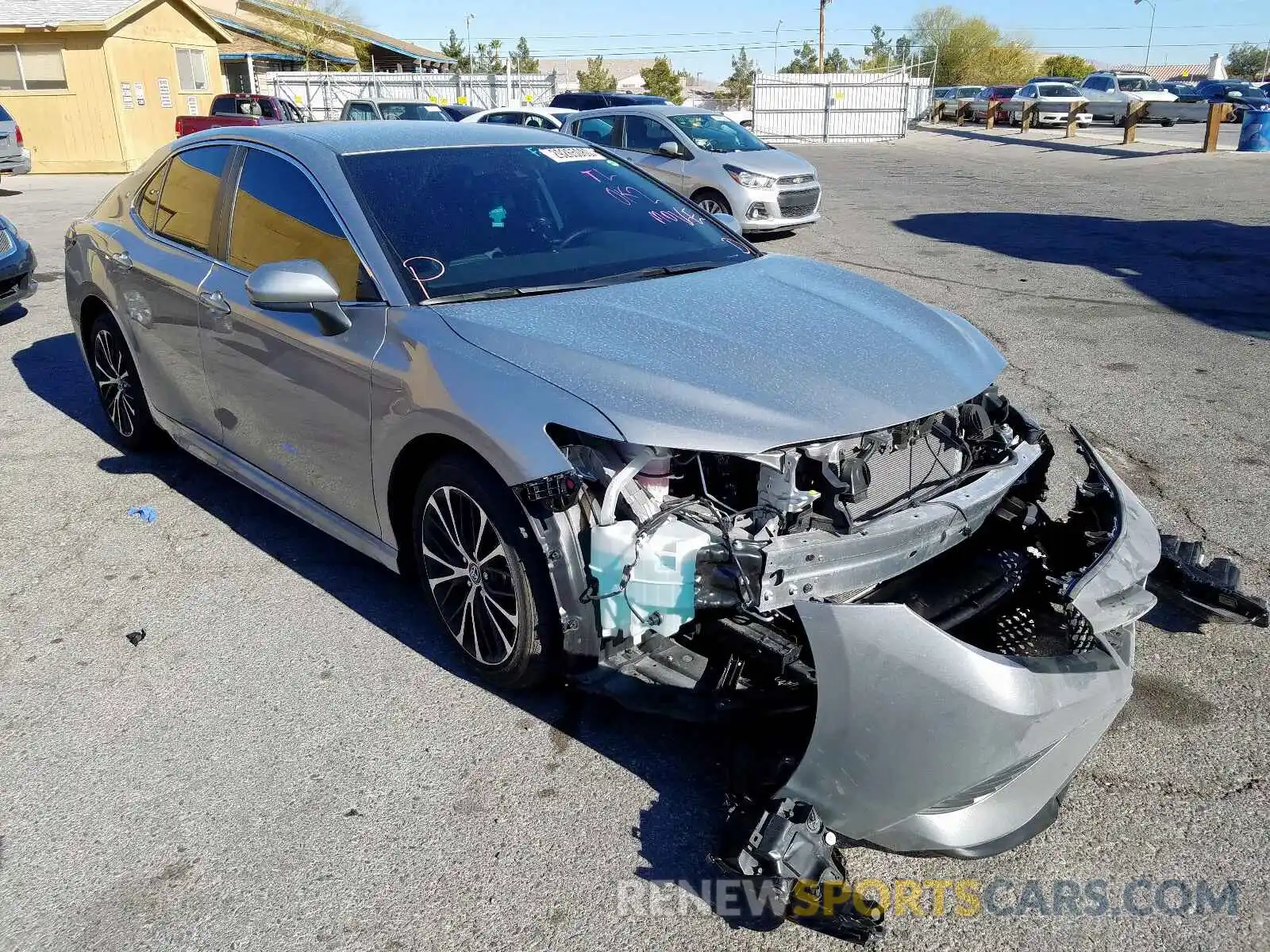 1 Photograph of a damaged car 4T1B11HK6KU208926 TOYOTA CAMRY 2019