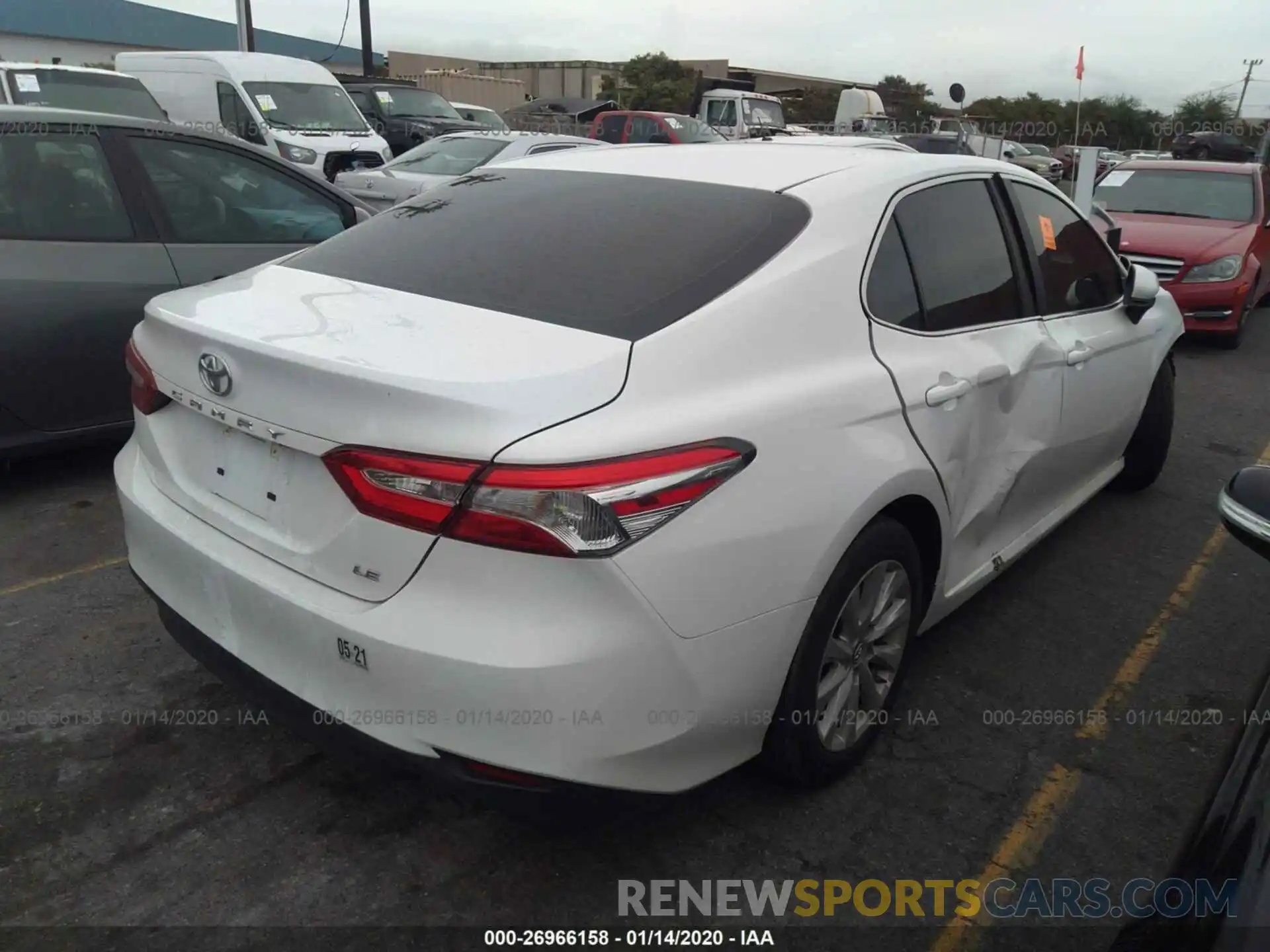 4 Photograph of a damaged car 4T1B11HK6KU209039 TOYOTA CAMRY 2019