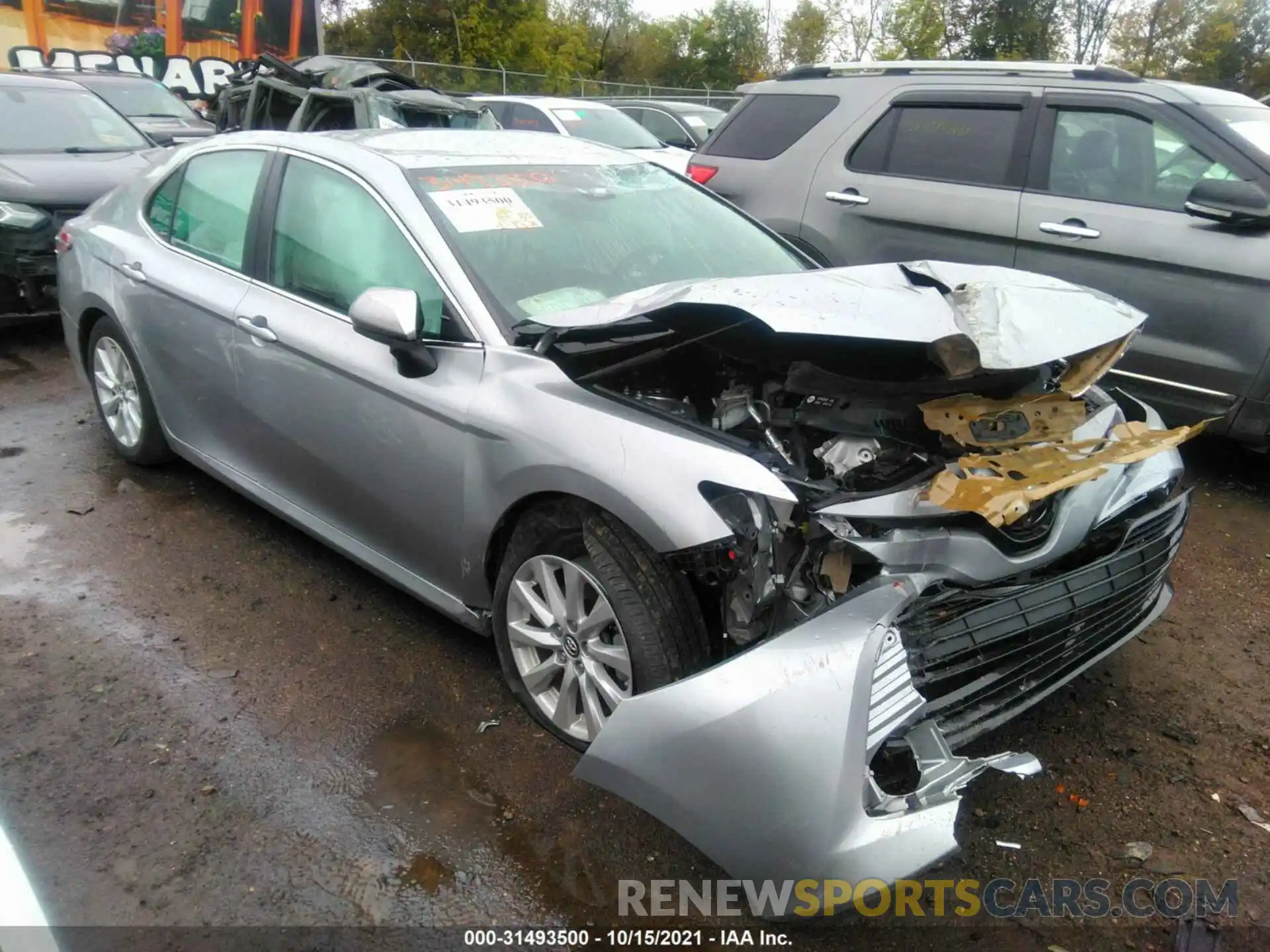 1 Photograph of a damaged car 4T1B11HK6KU209834 TOYOTA CAMRY 2019