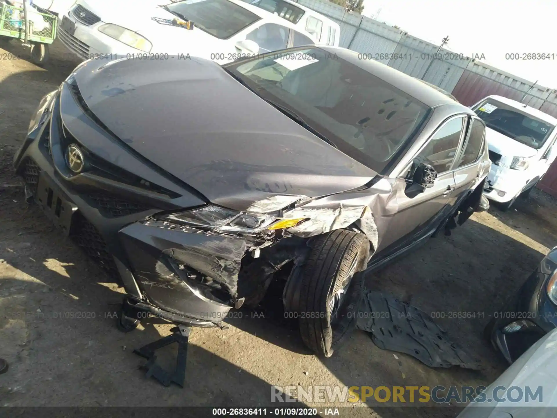 2 Photograph of a damaged car 4T1B11HK6KU212037 TOYOTA CAMRY 2019