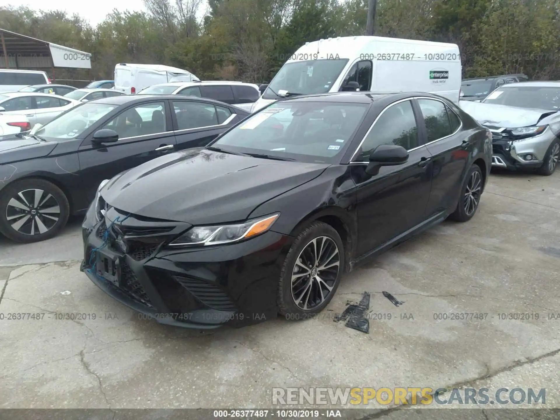 2 Photograph of a damaged car 4T1B11HK6KU212927 TOYOTA CAMRY 2019