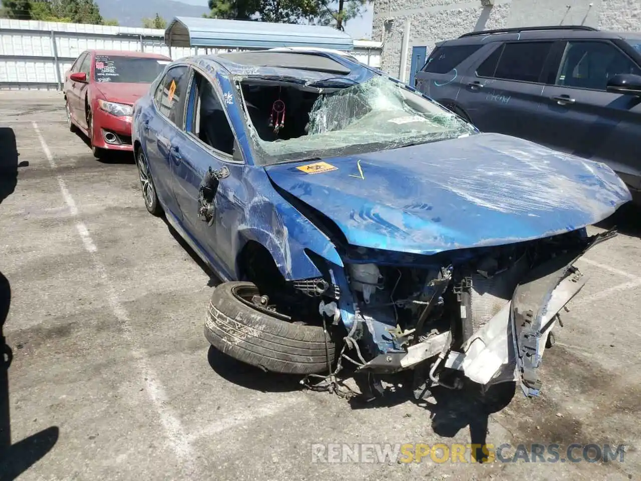 1 Photograph of a damaged car 4T1B11HK6KU213589 TOYOTA CAMRY 2019