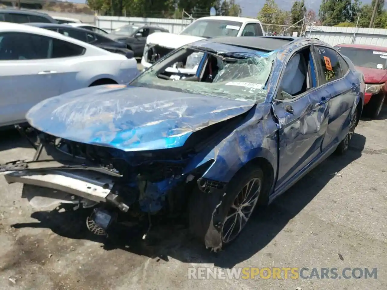 2 Photograph of a damaged car 4T1B11HK6KU213589 TOYOTA CAMRY 2019