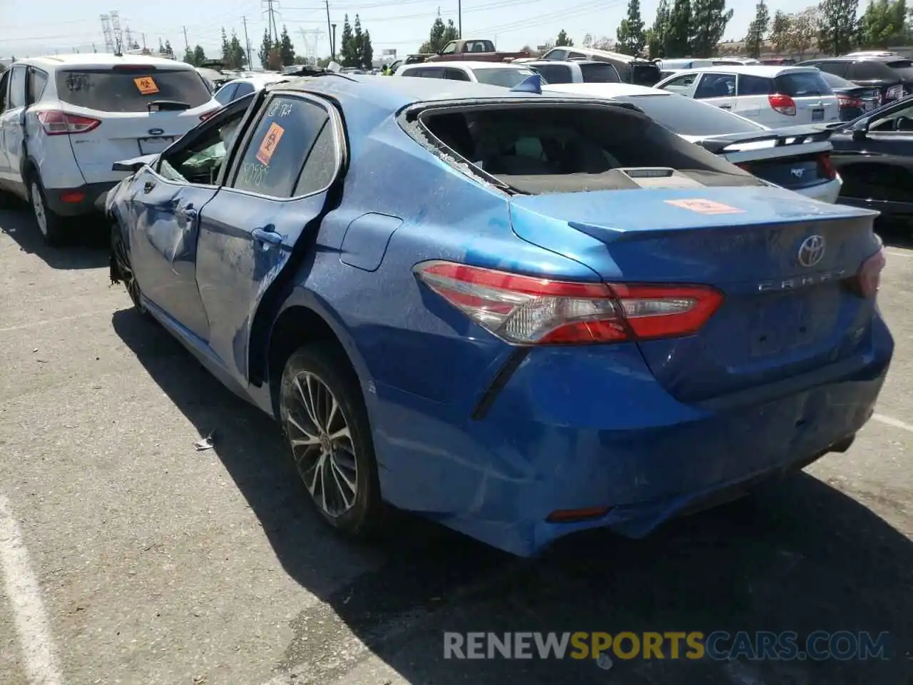 3 Photograph of a damaged car 4T1B11HK6KU213589 TOYOTA CAMRY 2019