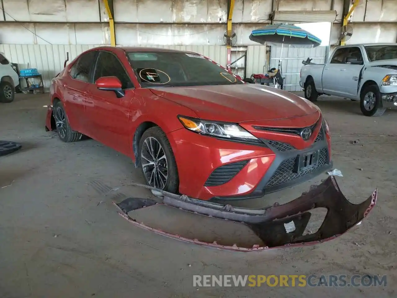 1 Photograph of a damaged car 4T1B11HK6KU214502 TOYOTA CAMRY 2019