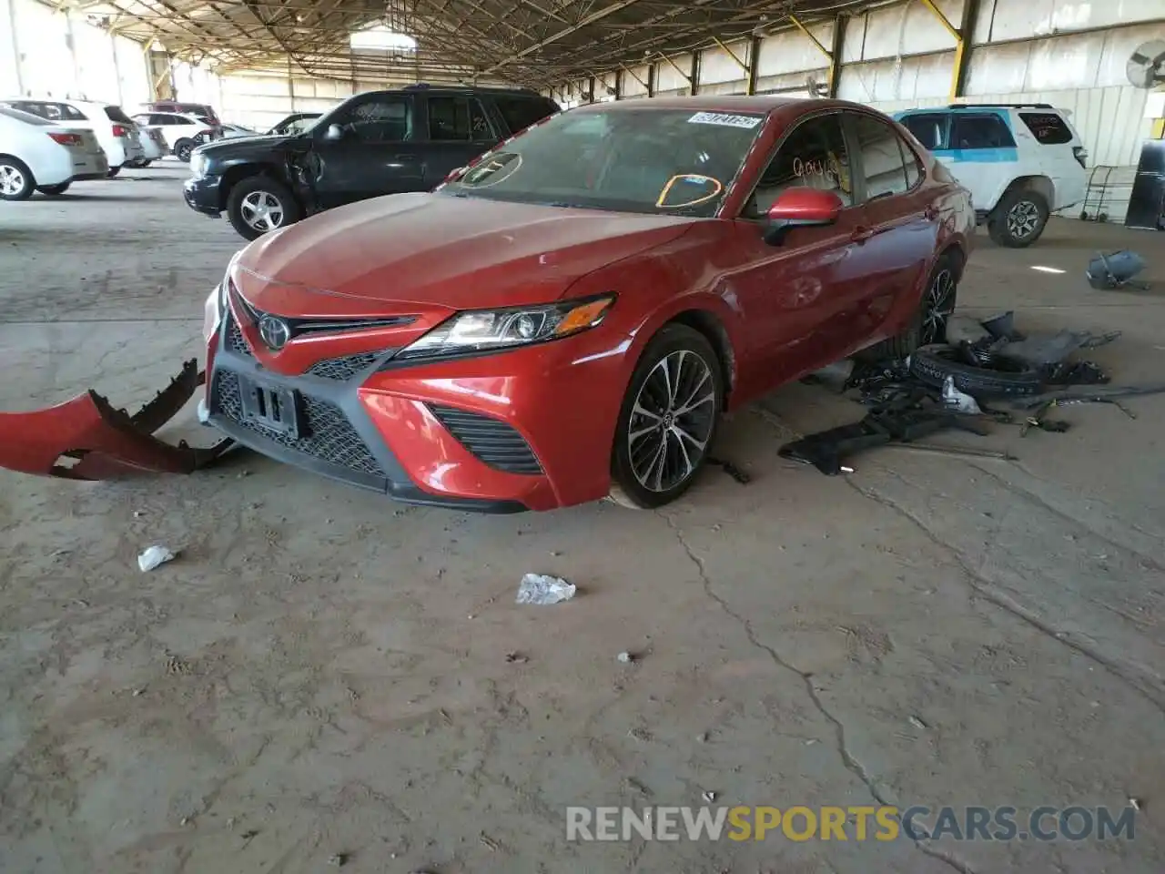 2 Photograph of a damaged car 4T1B11HK6KU214502 TOYOTA CAMRY 2019