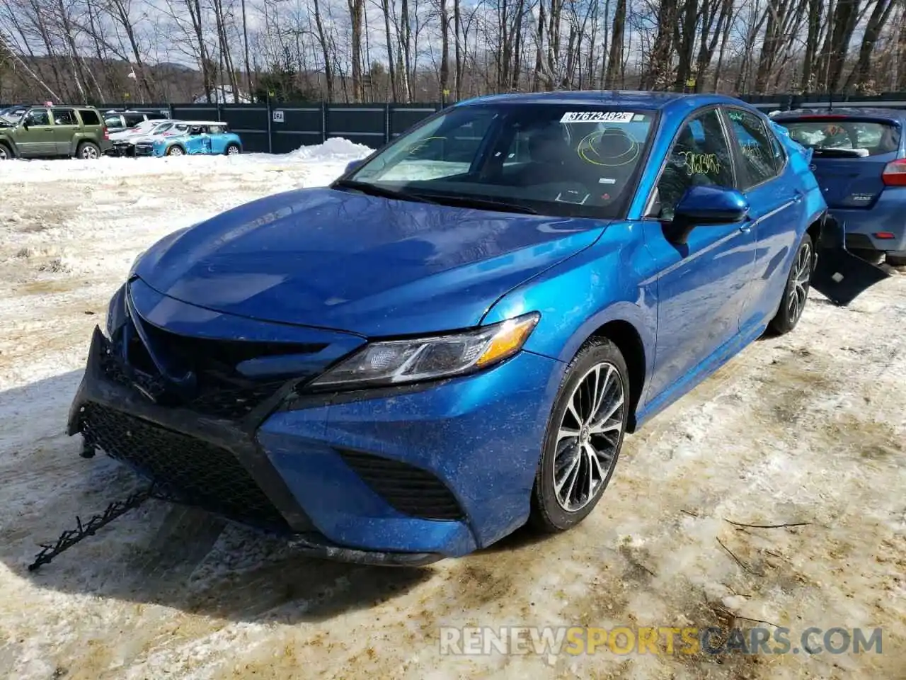 2 Photograph of a damaged car 4T1B11HK6KU214614 TOYOTA CAMRY 2019