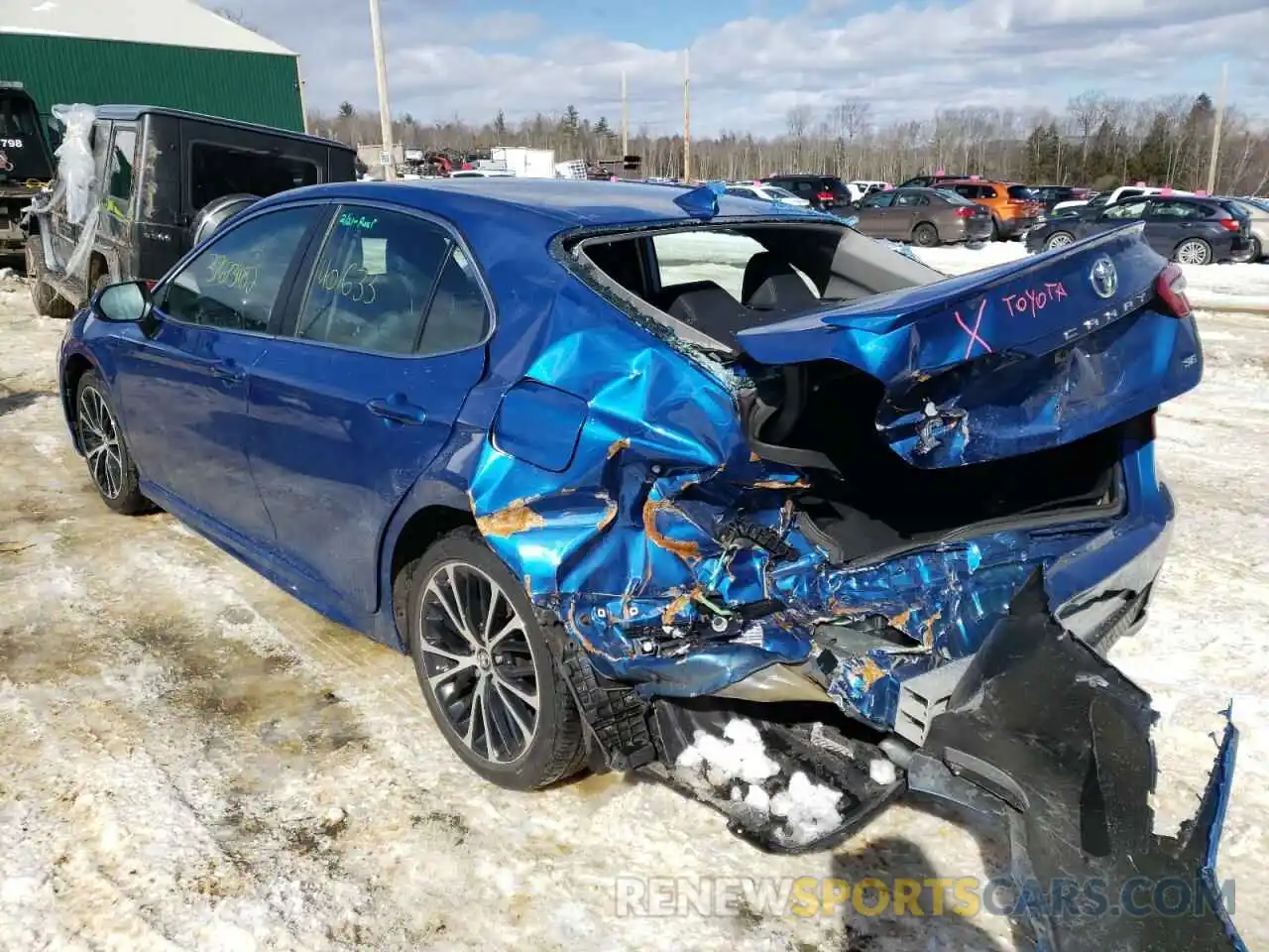 3 Photograph of a damaged car 4T1B11HK6KU214614 TOYOTA CAMRY 2019