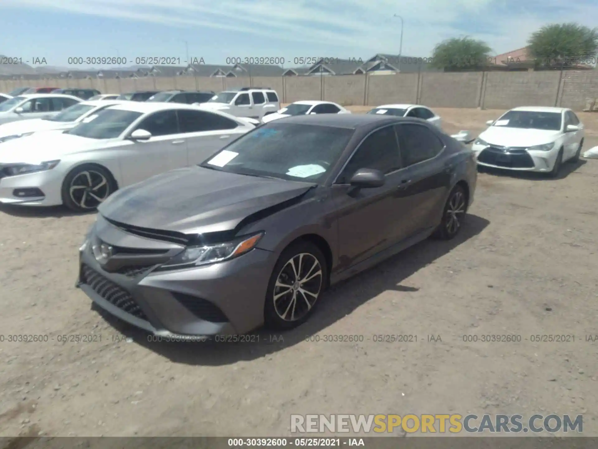 2 Photograph of a damaged car 4T1B11HK6KU214919 TOYOTA CAMRY 2019