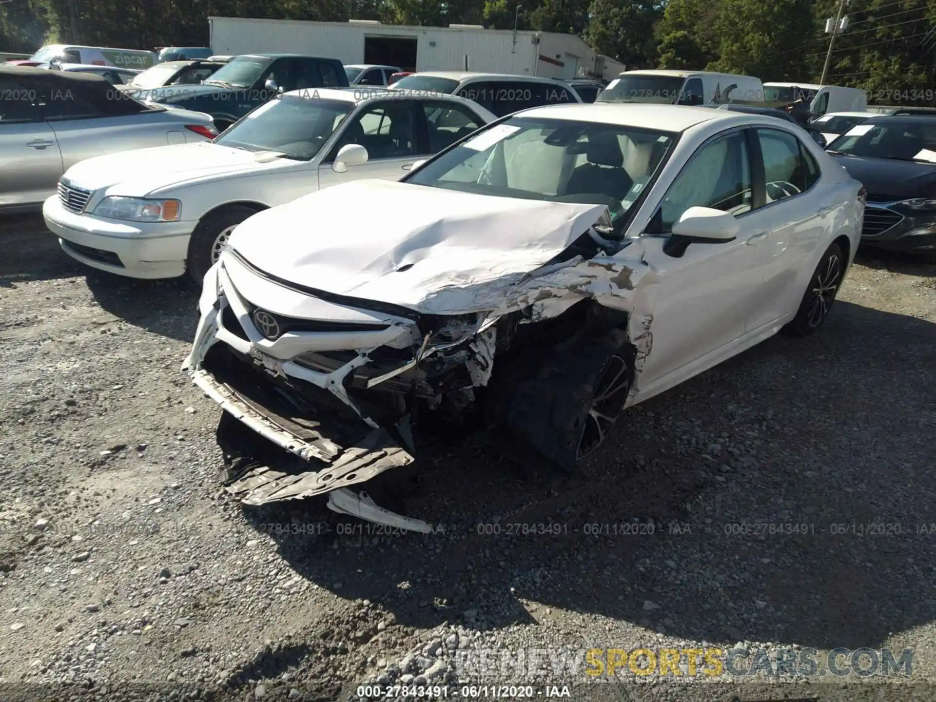 2 Photograph of a damaged car 4T1B11HK6KU217013 TOYOTA CAMRY 2019