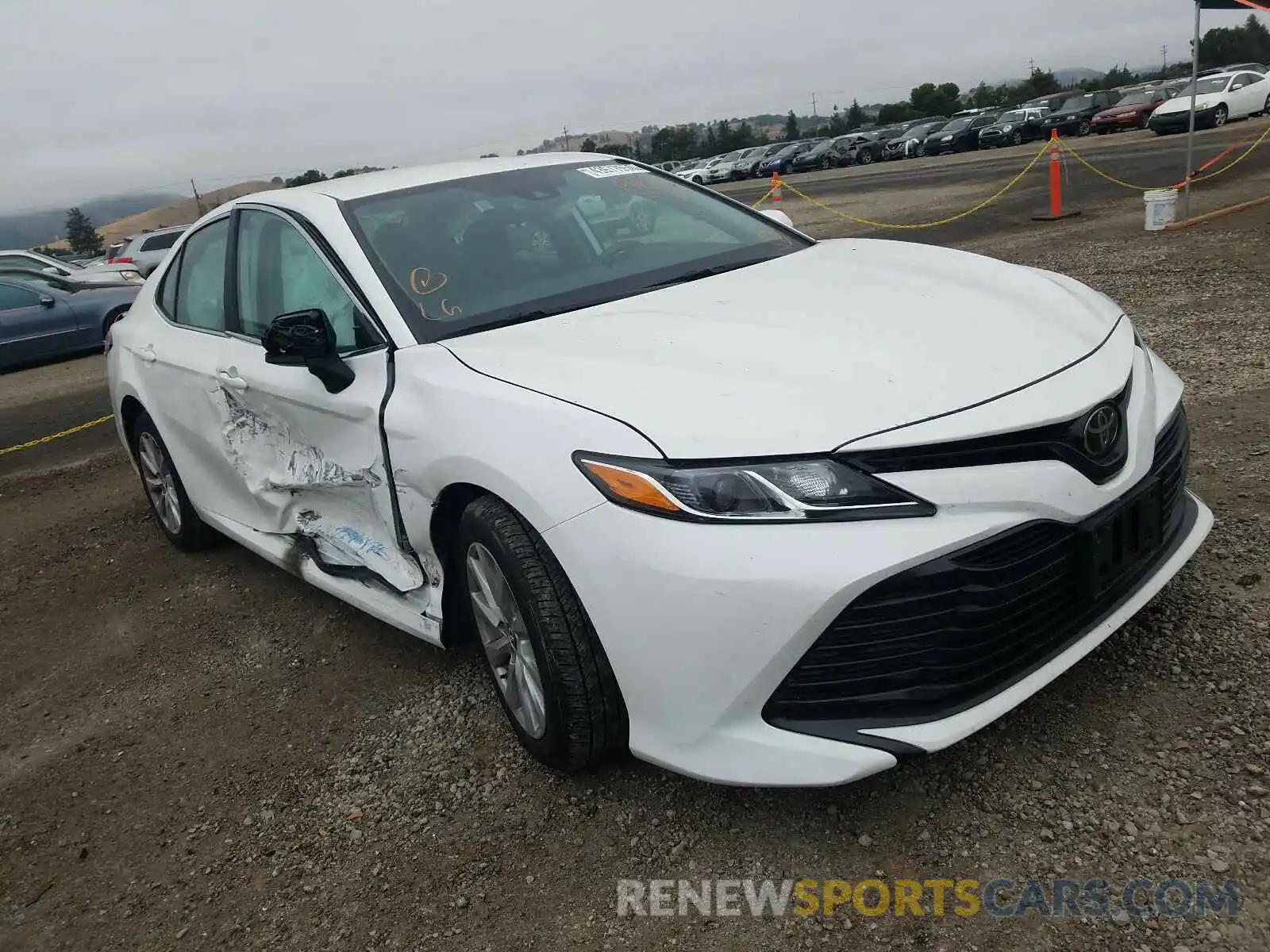 1 Photograph of a damaged car 4T1B11HK6KU220087 TOYOTA CAMRY 2019