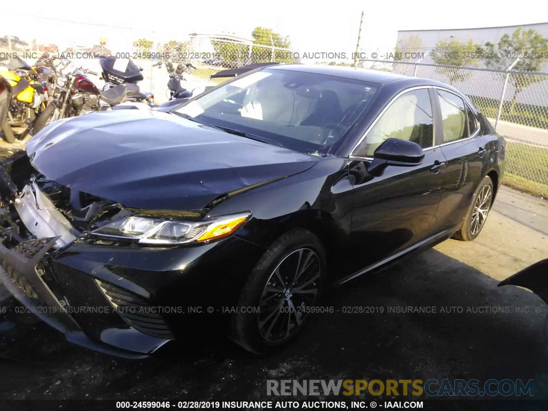 2 Photograph of a damaged car 4T1B11HK6KU221899 TOYOTA CAMRY 2019