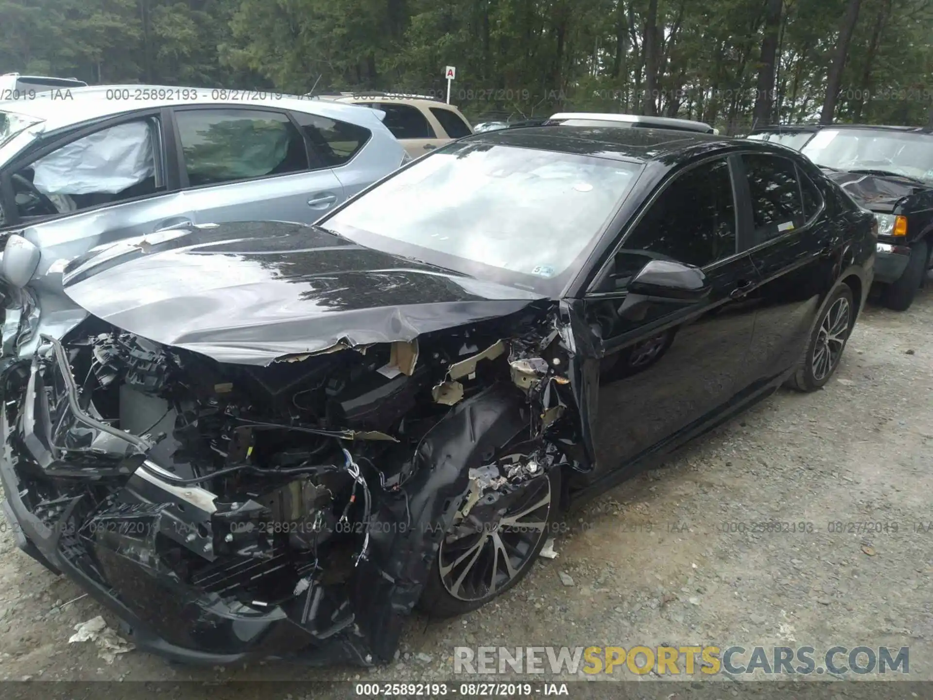 2 Photograph of a damaged car 4T1B11HK6KU224284 TOYOTA CAMRY 2019