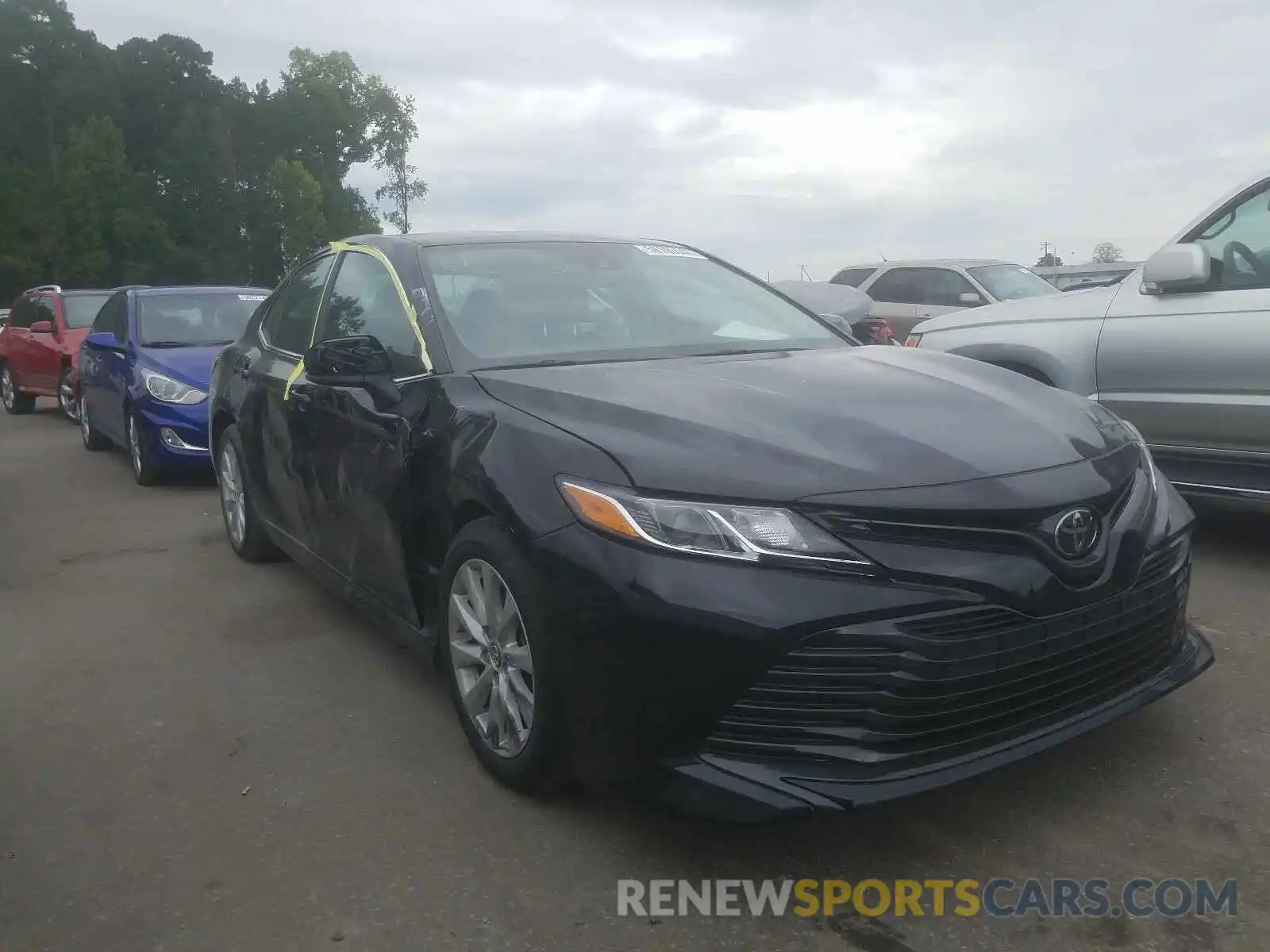 1 Photograph of a damaged car 4T1B11HK6KU225077 TOYOTA CAMRY 2019